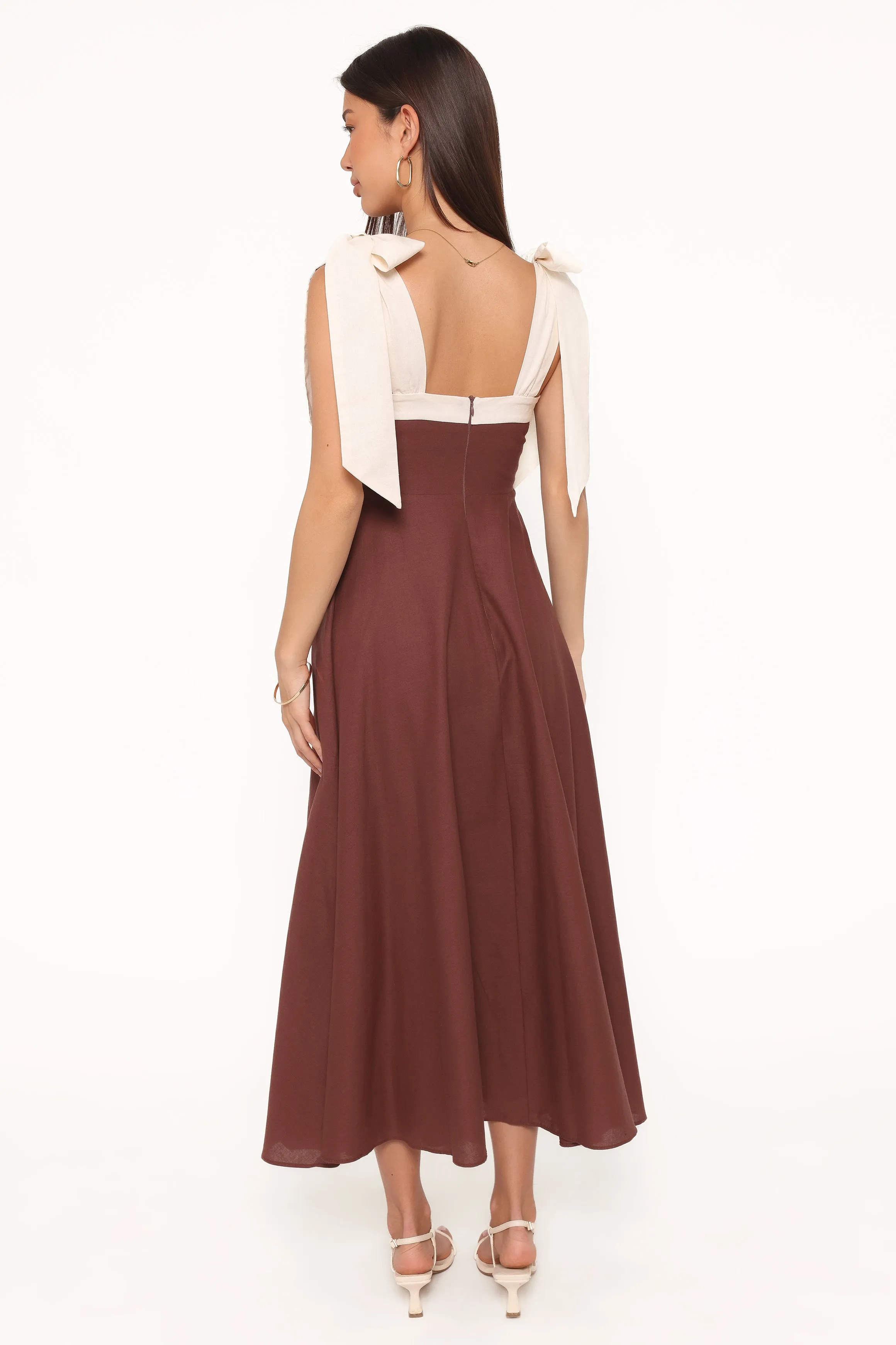 Olinda Midi Dress - Chocolate sold by Petal & Pup product image thumbnail 4