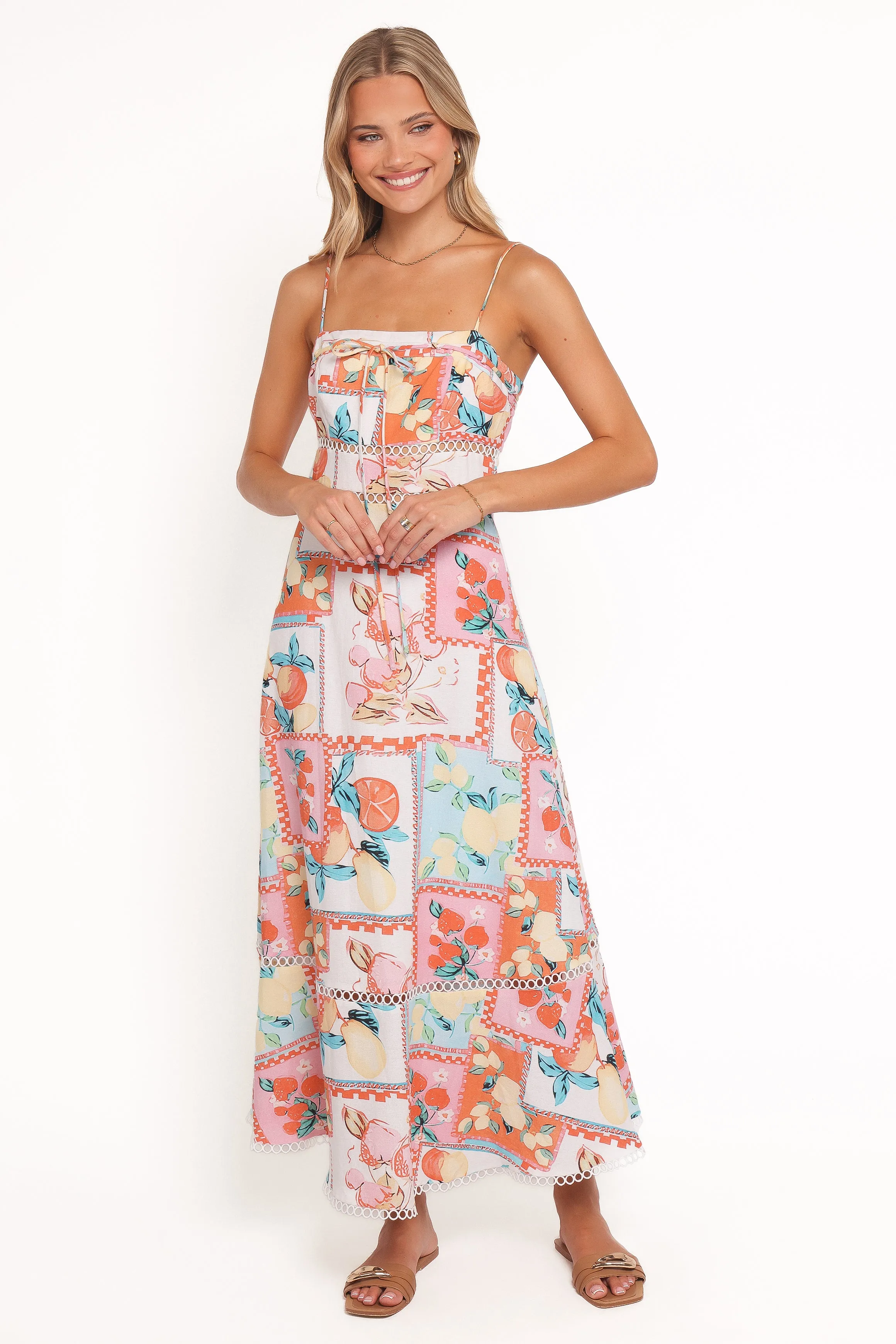 Adalynn Maxi Dress - Fruit Print sold by Petal & Pup