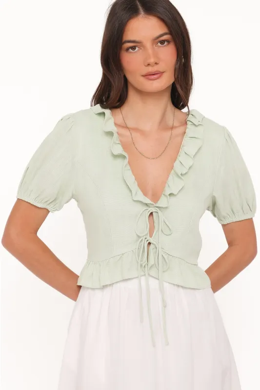 Andra Top - Sage made by Petal & Pup