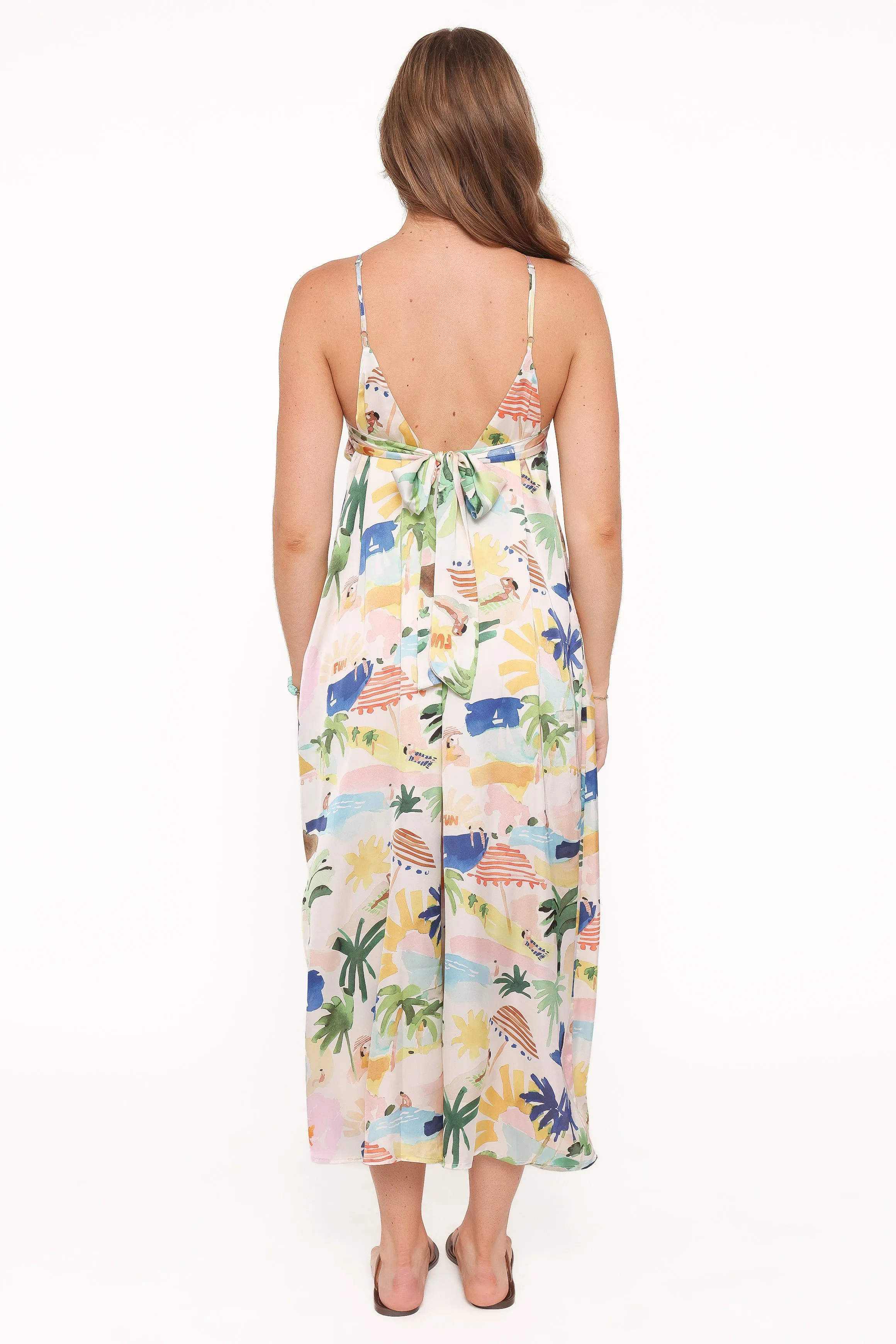 Jess Jumpsuit - Cream Resort Isle sold by Petal & Pup product image thumbnail 4