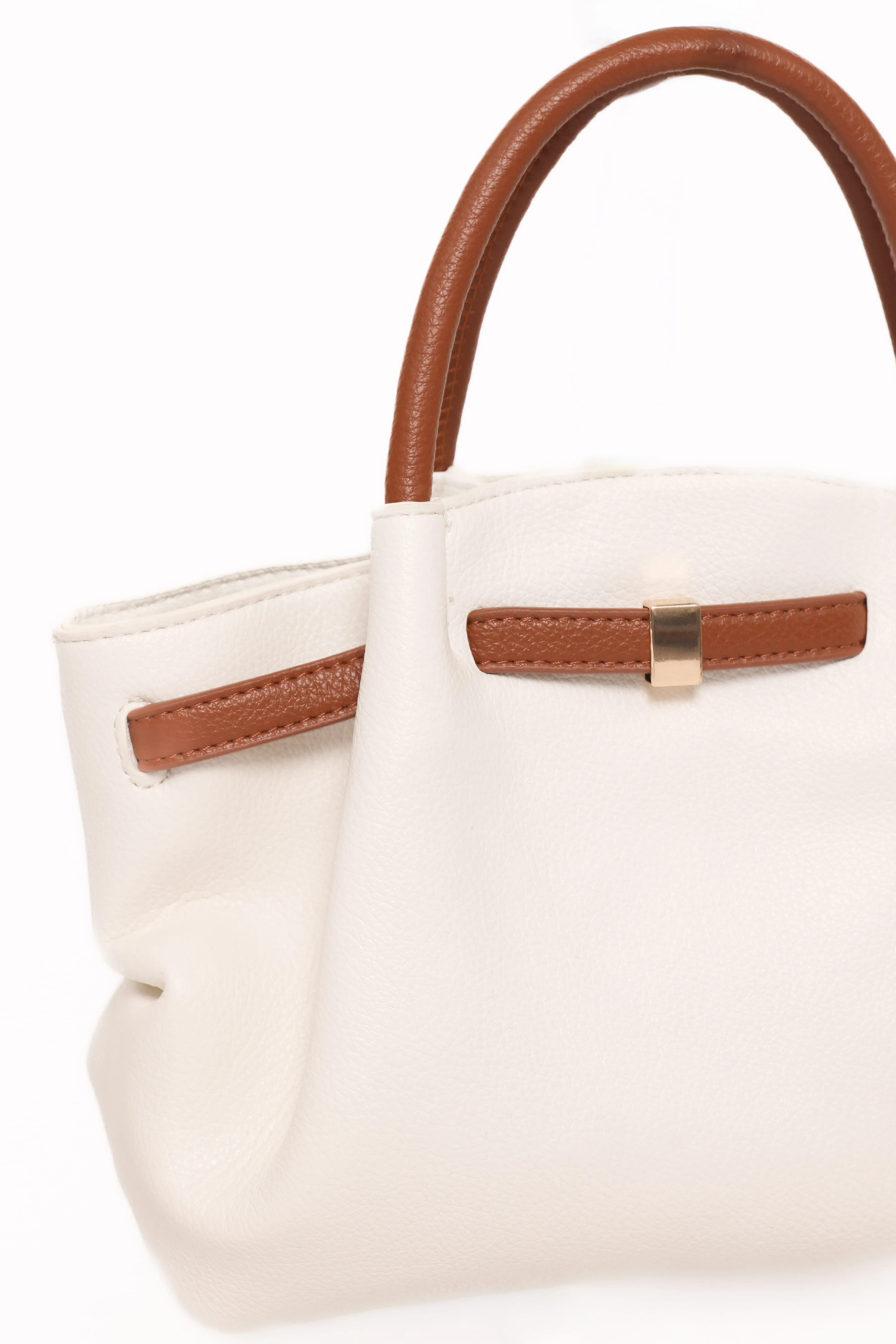 Willow Bag - White/Brown sold by Petal & Pup product image thumbnail 5