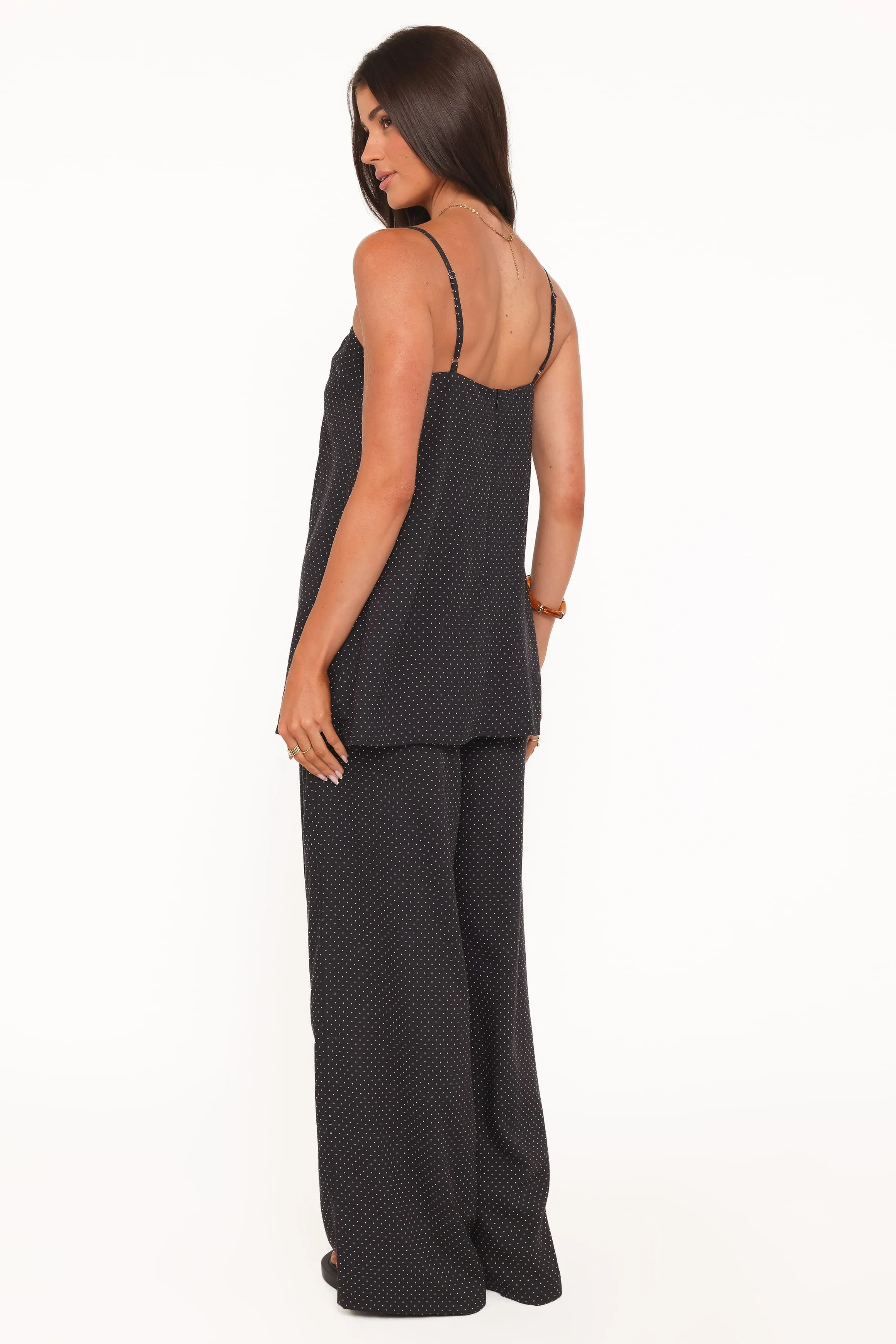 Lexi Elastic Waist Pant - Black Polkadot sold by Petal & Pup product image thumbnail 5