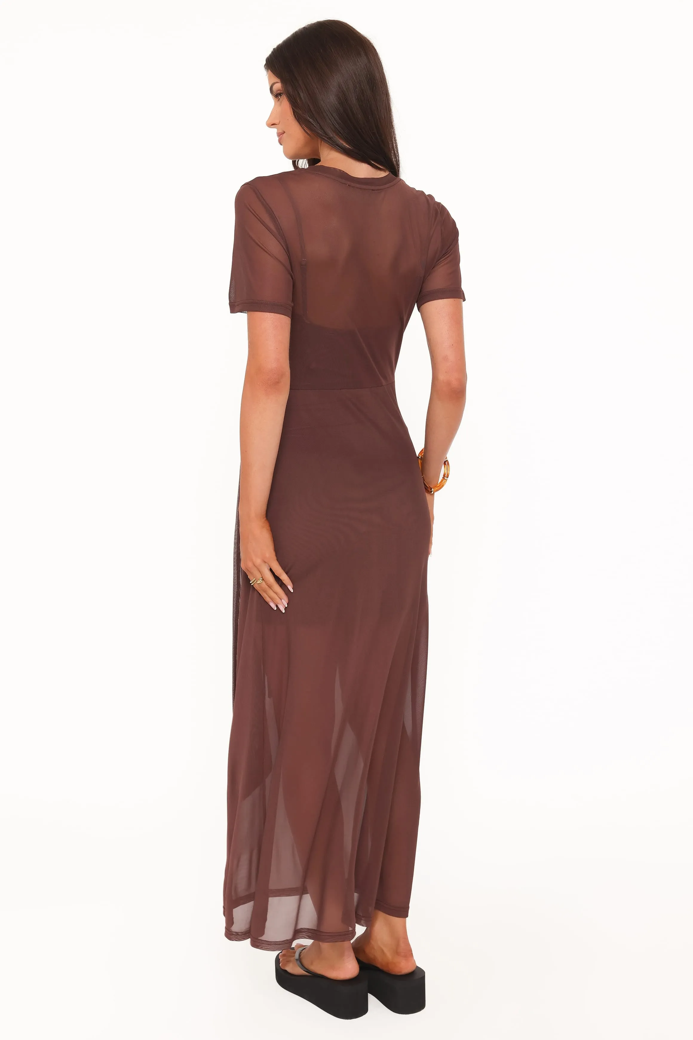 Marcello Maxi Dress - Dark Brown sold by Petal & Pup product image thumbnail 5