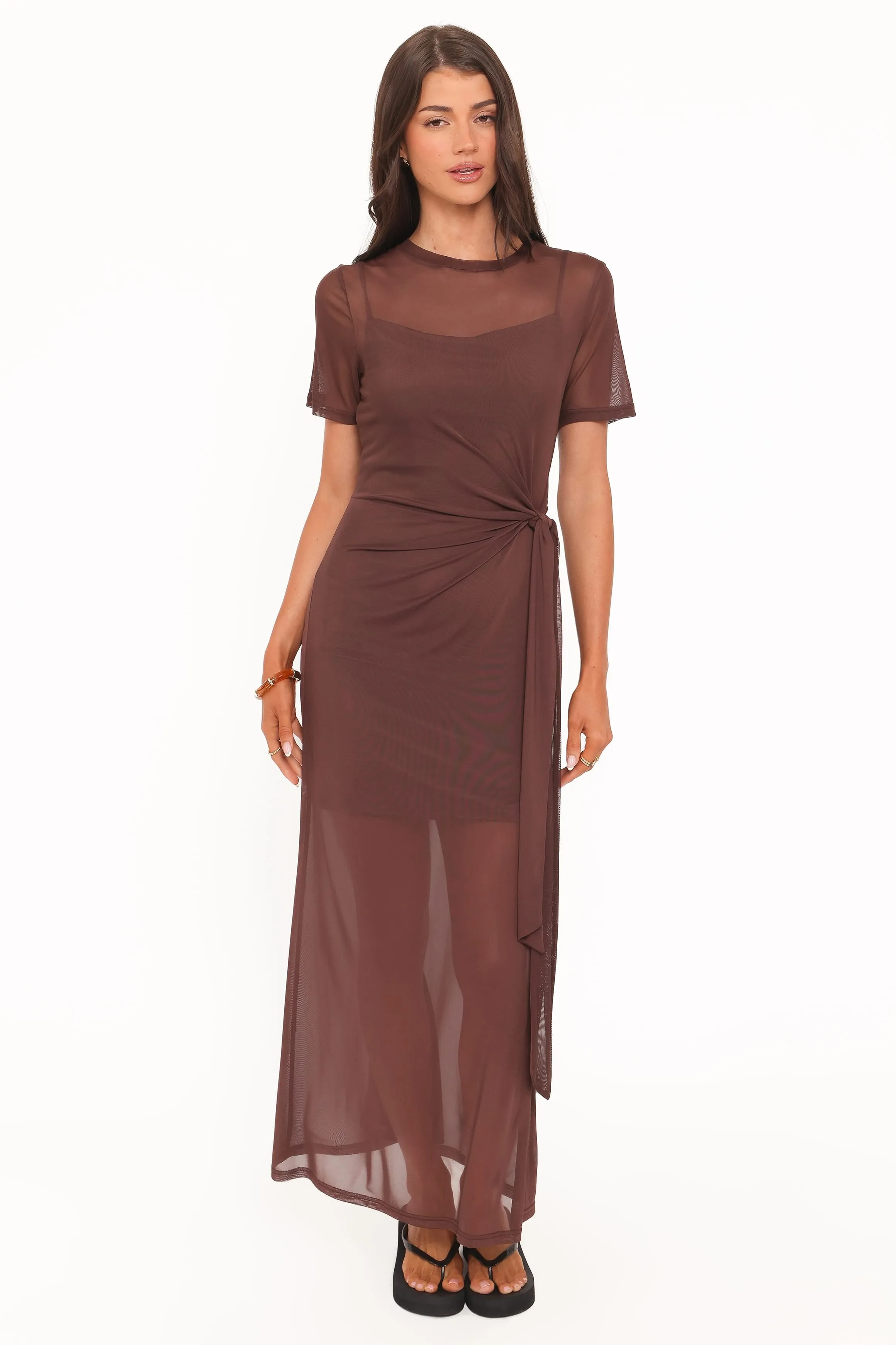 Marcello Maxi Dress - Dark Brown sold by Petal & Pup product image thumbnail 2