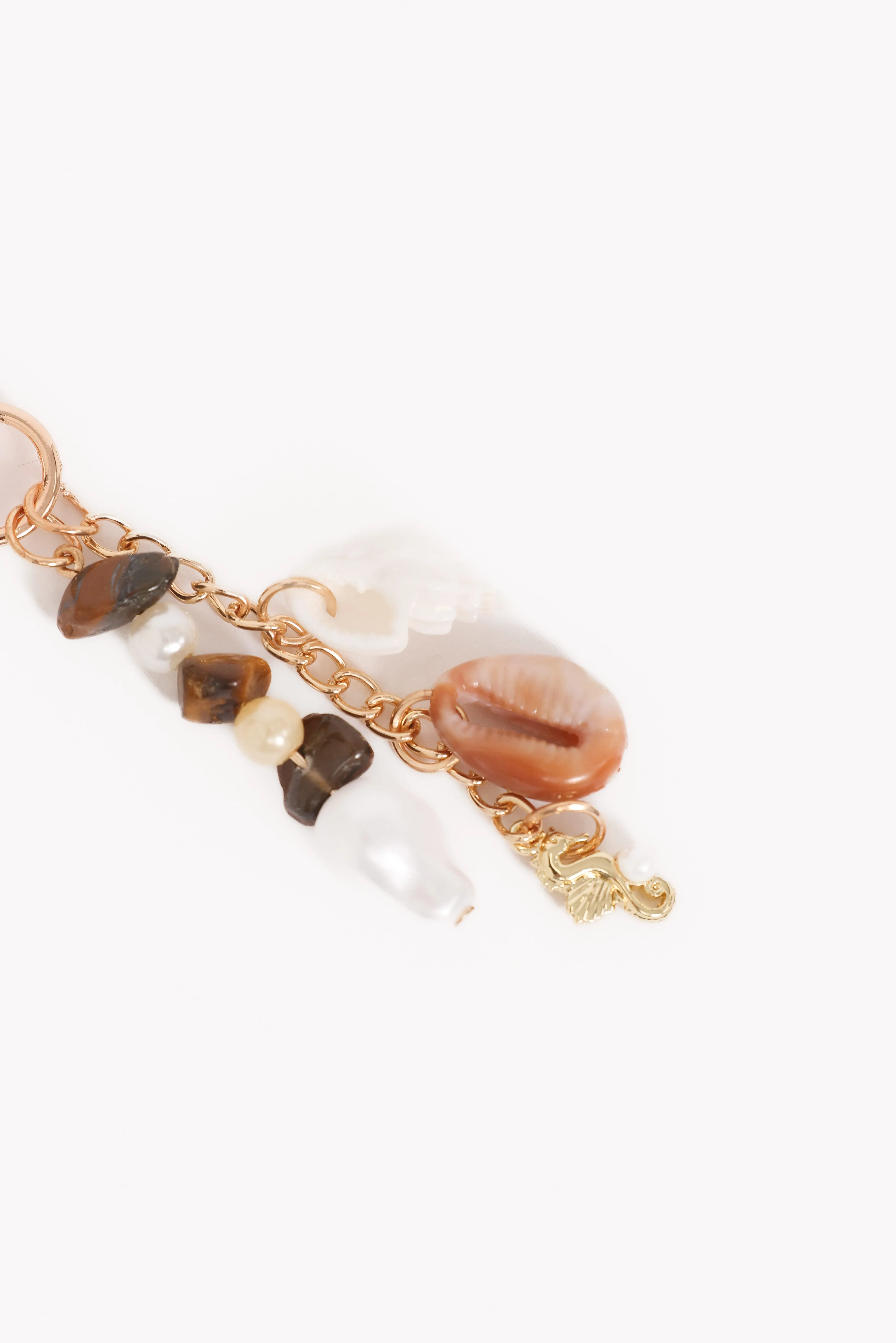 Imogen Shell Key Chain - Gold sold by Petal & Pup product image thumbnail 2