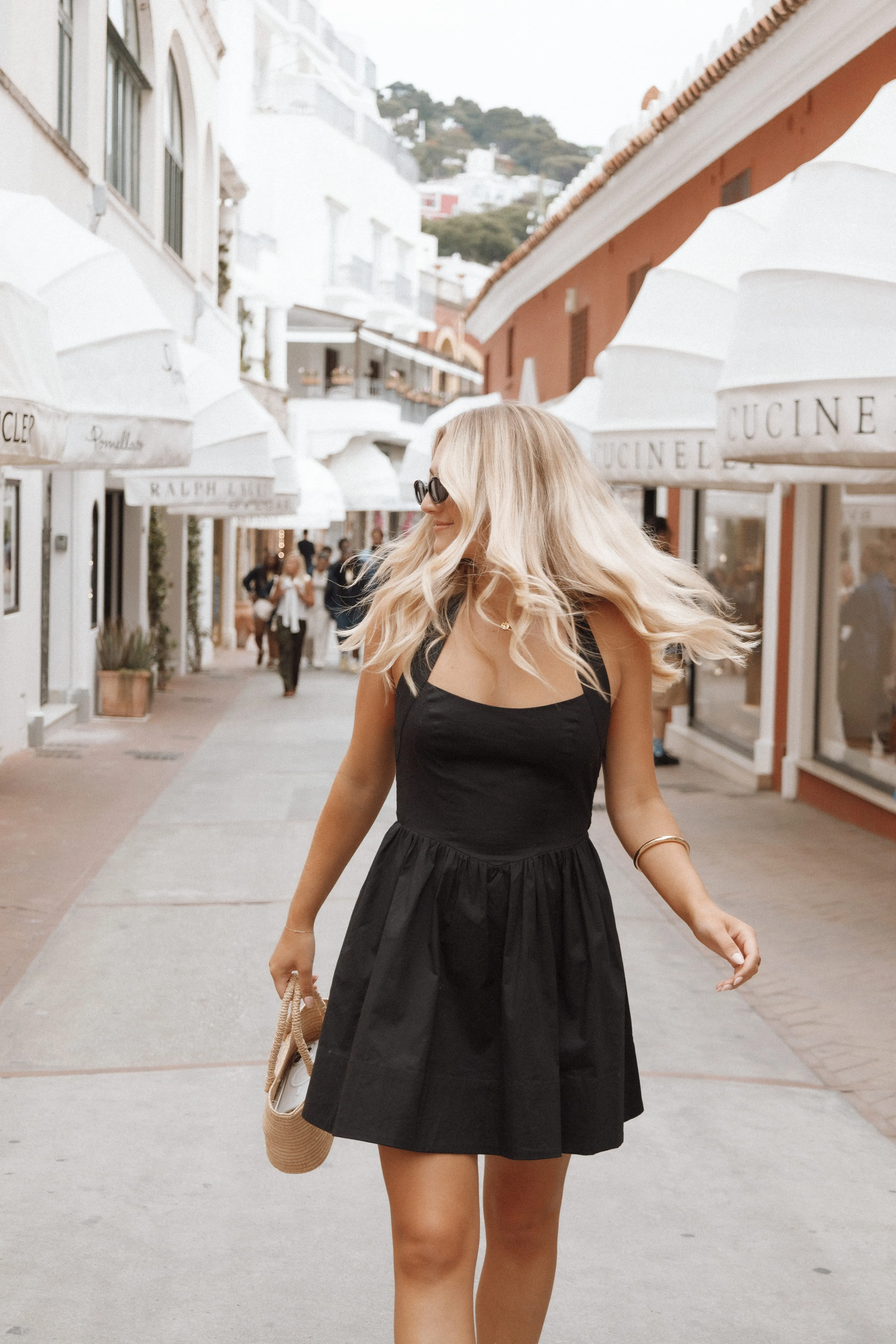 Jacinda Mini Dress - Black sold by Petal & Pup