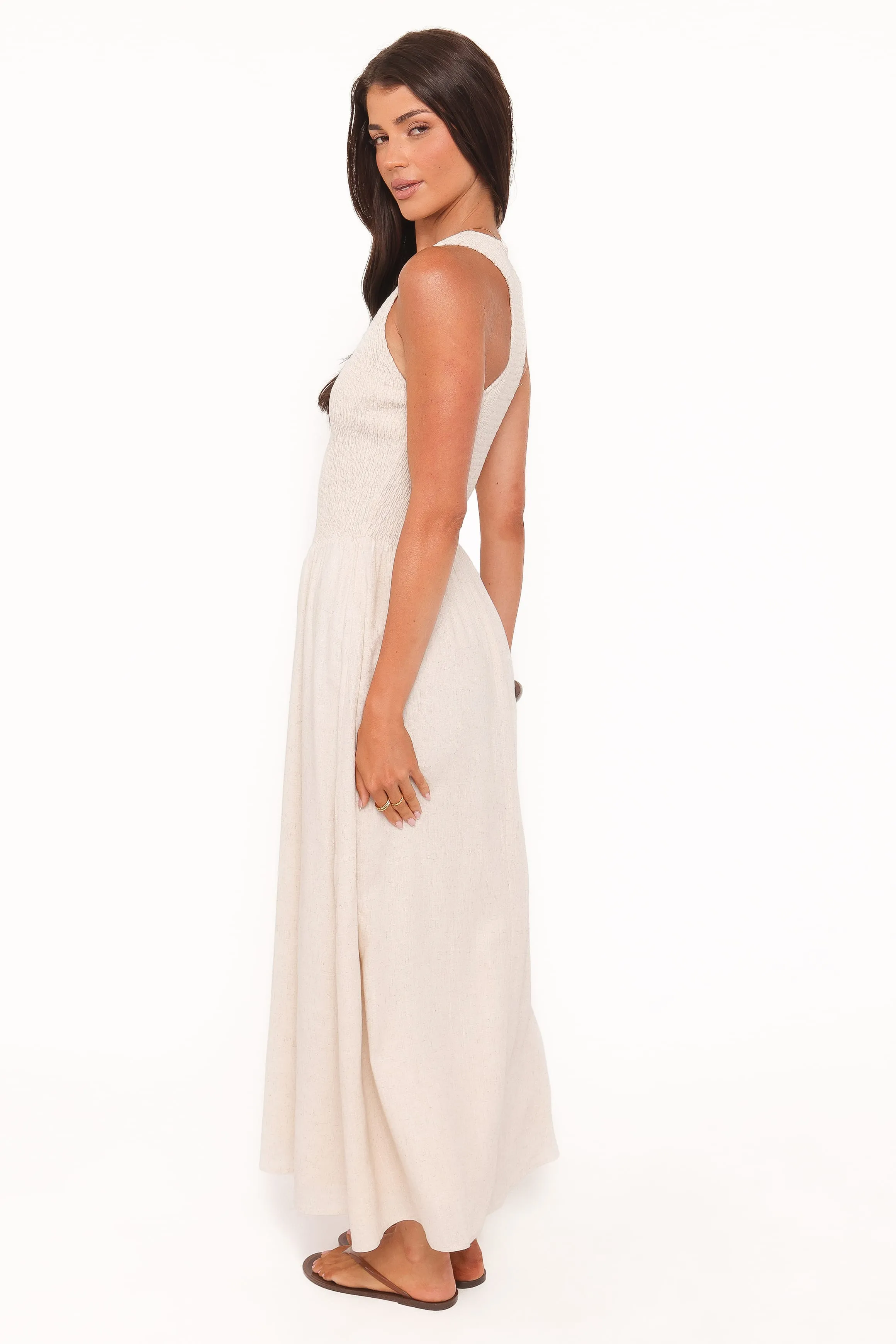 Dimity Maxi Dress - Oatmeal sold by Petal & Pup product image thumbnail 5