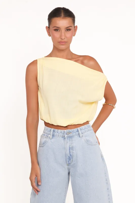 Zara Top - Butter Yellow made by Petal & Pup