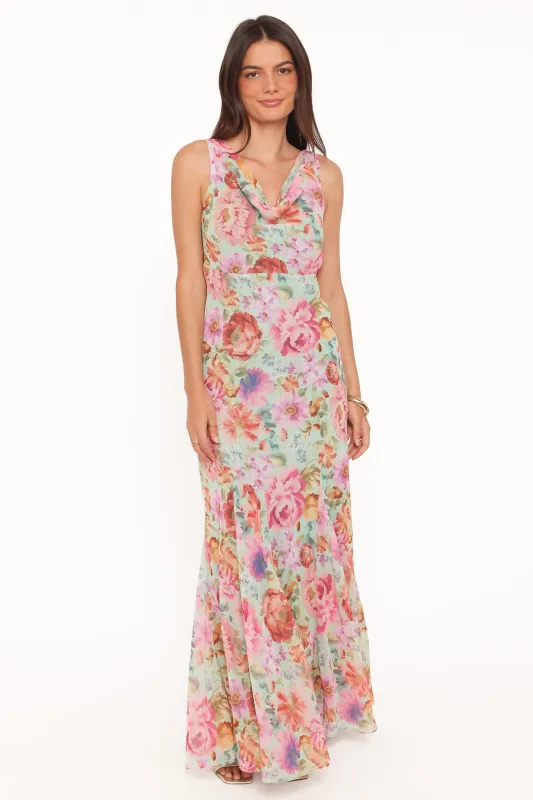 Yovana Maxi Dress - Opal Bloom made by Petal & Pup