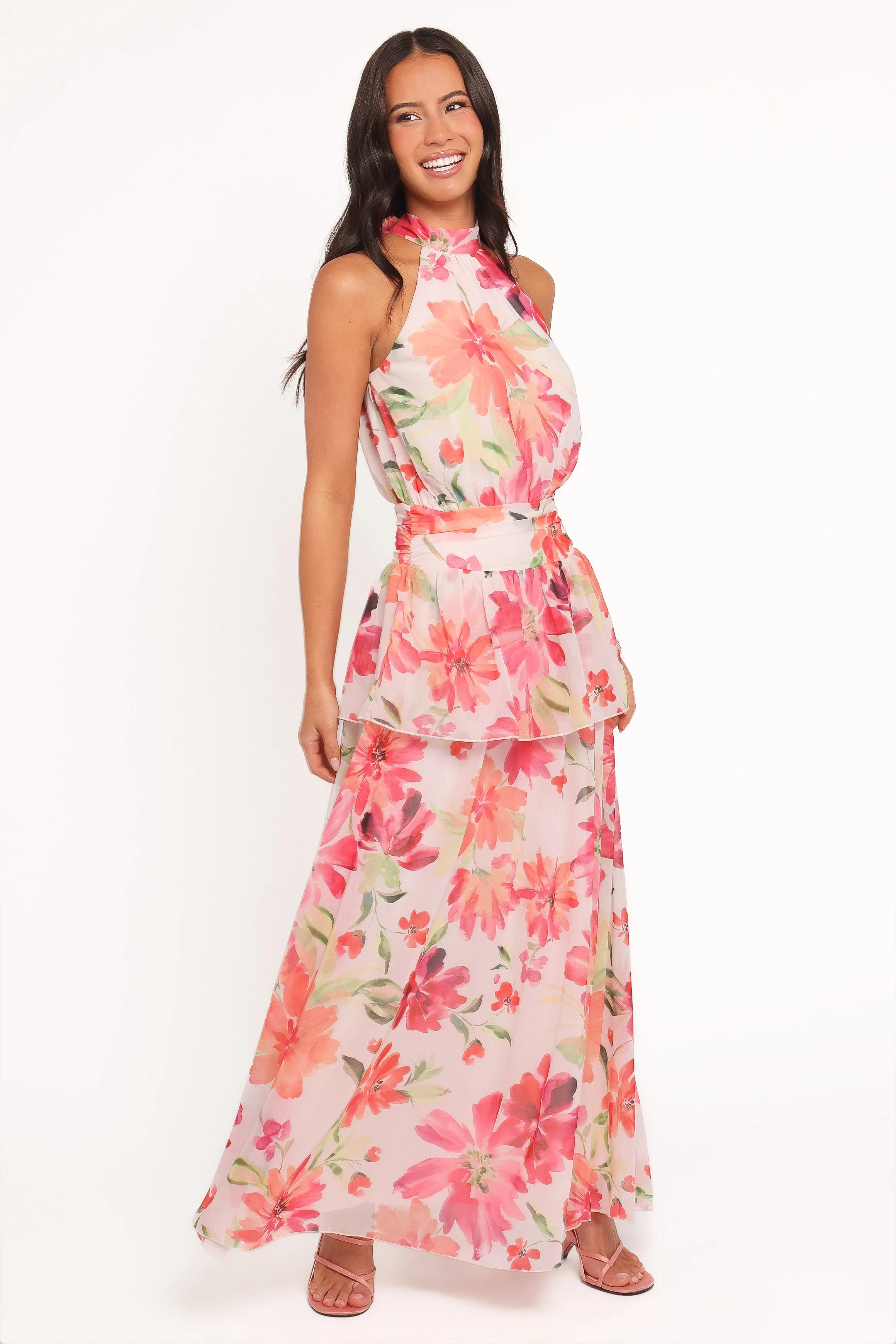 Martha Maxi Dress - Orange Floral sold by Petal & Pup product image thumbnail 2