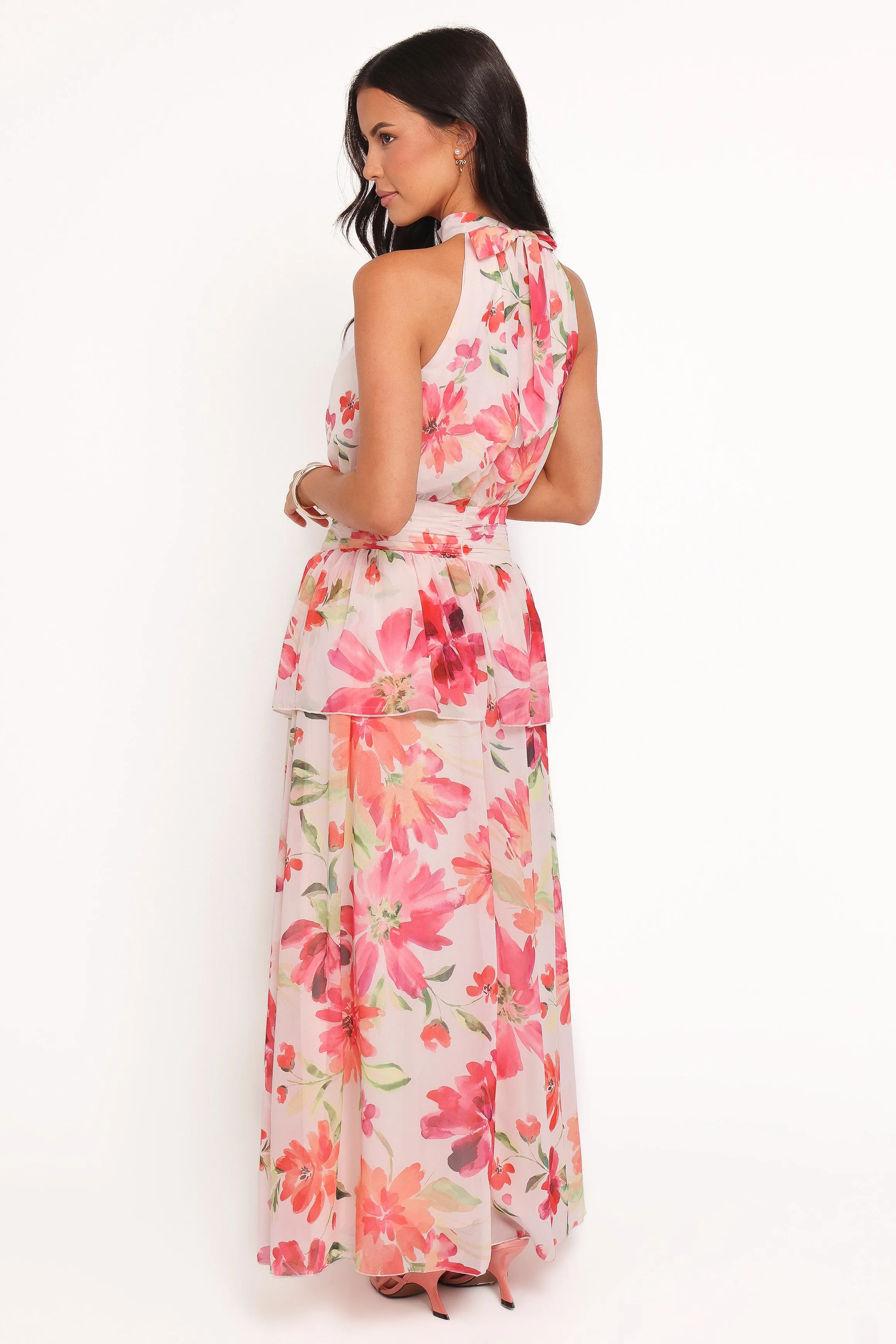 Martha Maxi Dress - Orange Floral sold by Petal & Pup product image thumbnail 5
