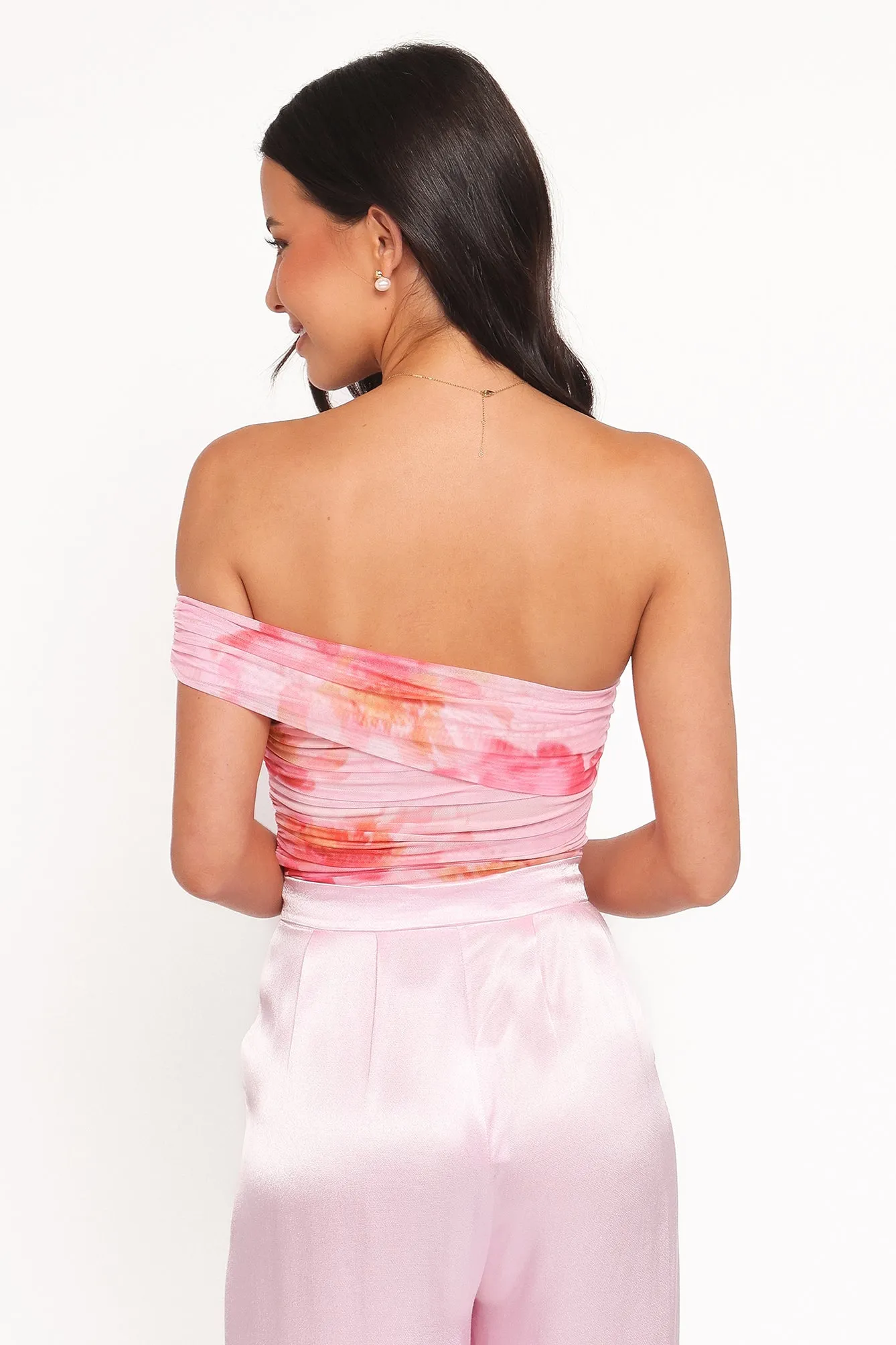 Zachary One Shoulder Top - Pink sold by Petal & Pup product image thumbnail 5