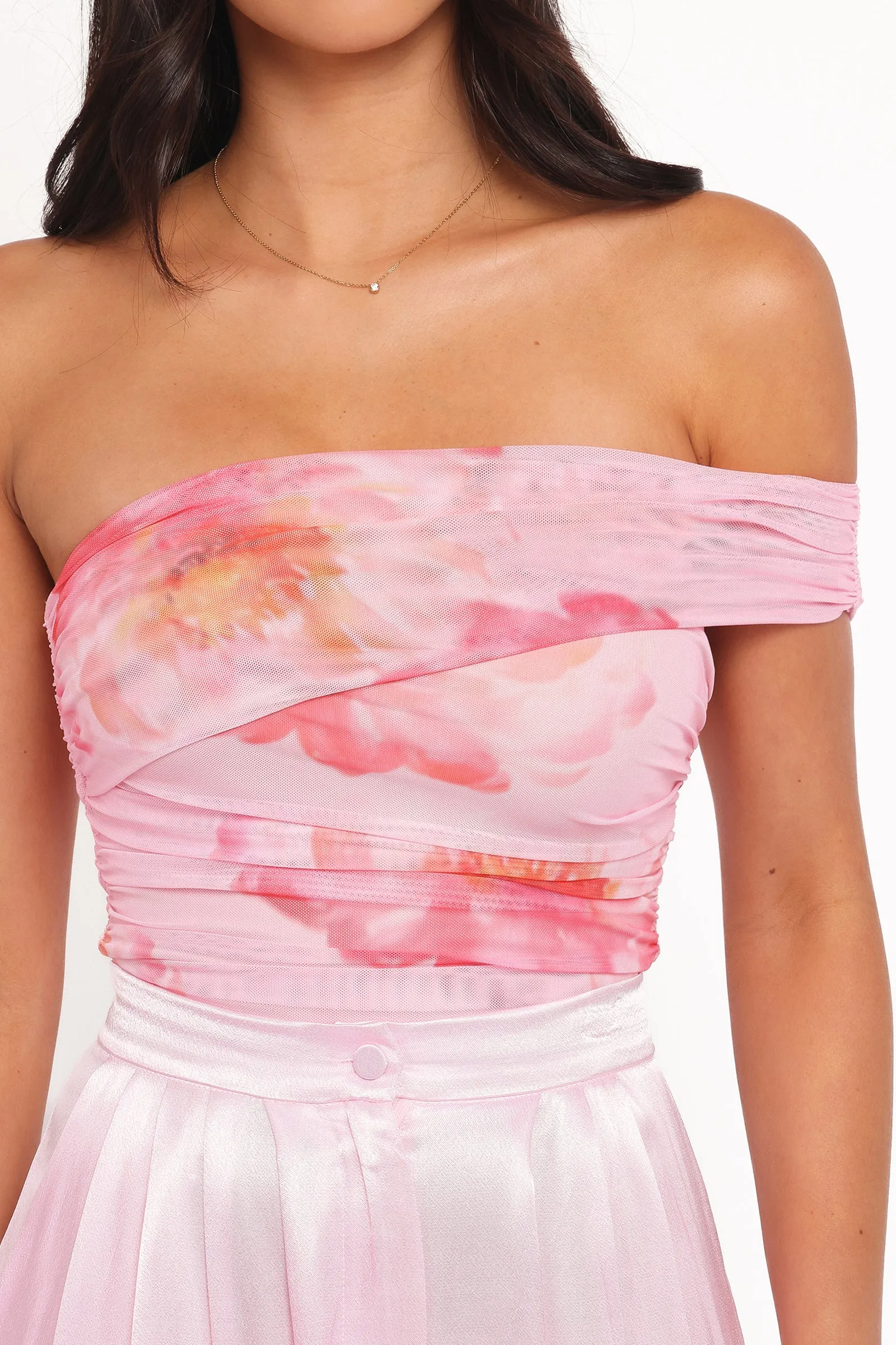 Zachary One Shoulder Top - Pink sold by Petal & Pup product image thumbnail 3