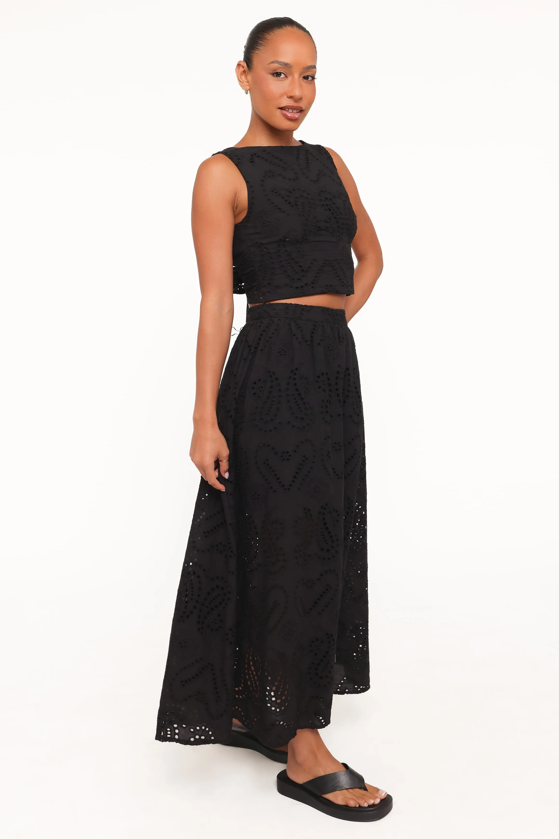 Isabelle Maxi Skirt Set - Black sold by Petal & Pup product image thumbnail 3