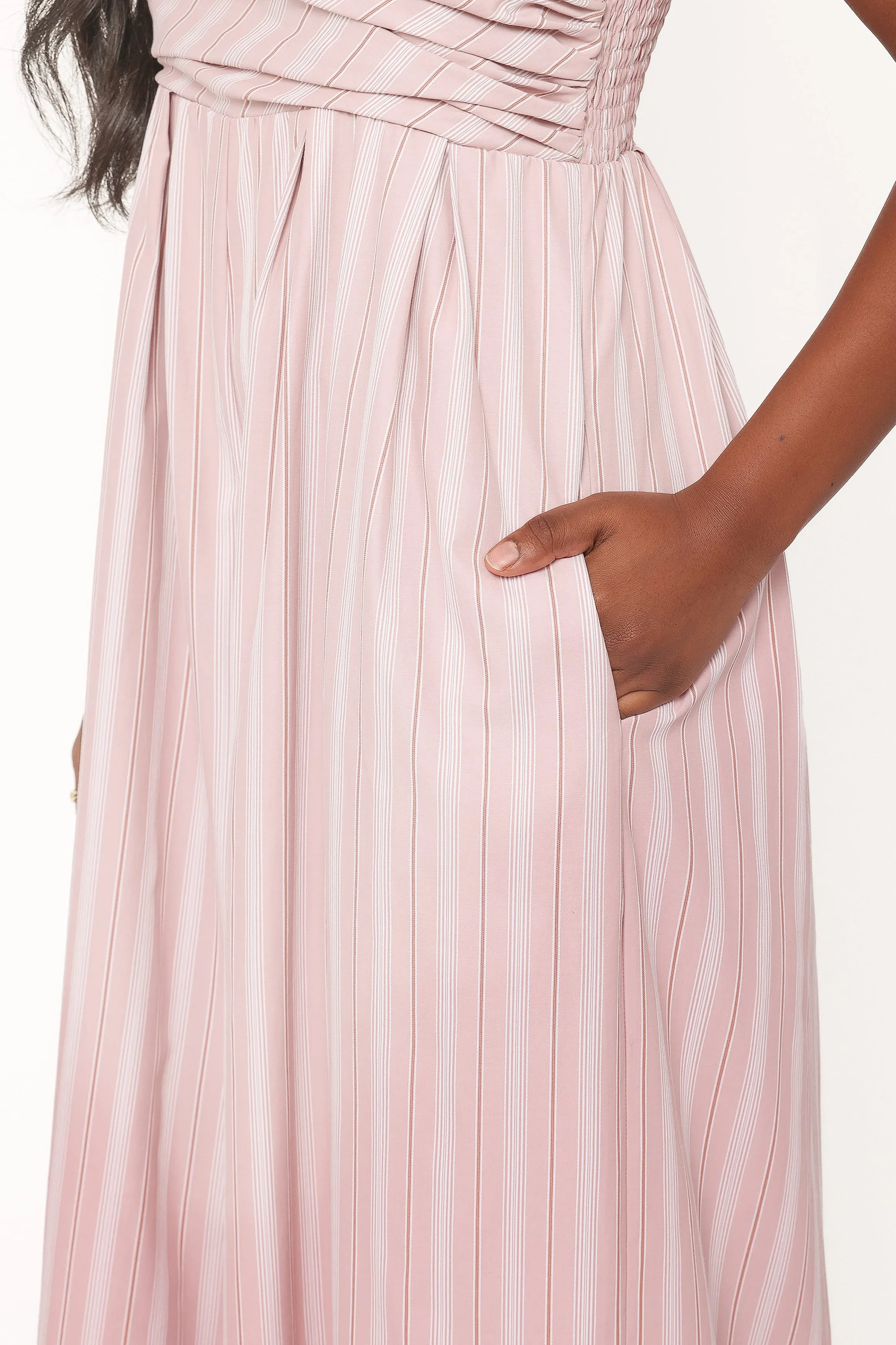 Pricilla Jumpsuit - Pink Stripe sold by Petal & Pup product image thumbnail 2