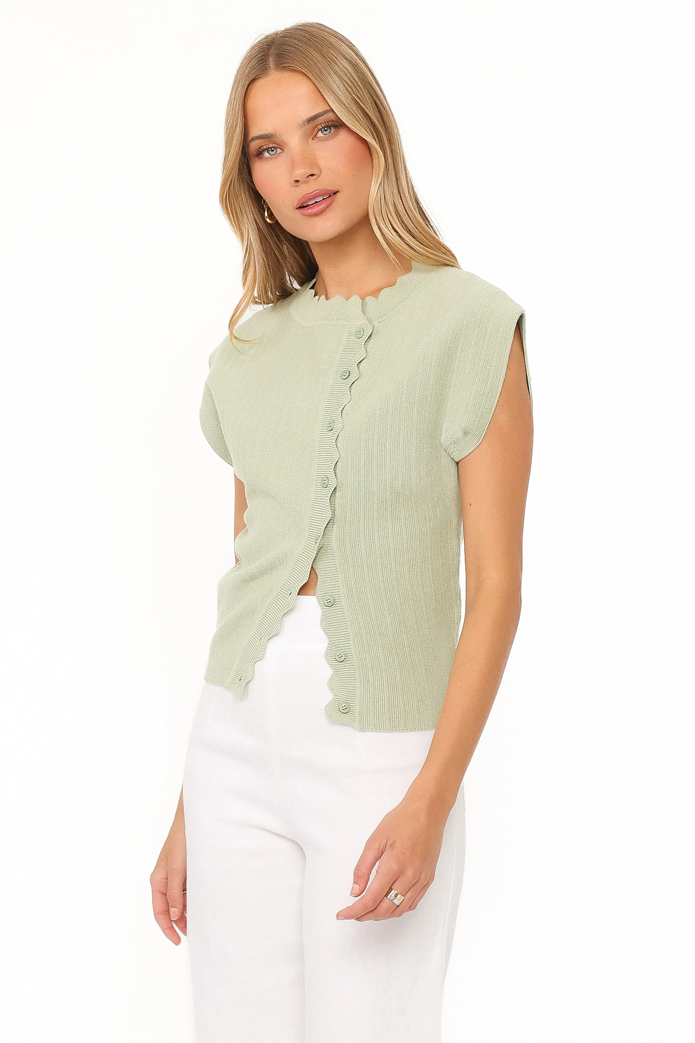 Mackie Knit Top - Sage sold by Petal & Pup product image thumbnail 3