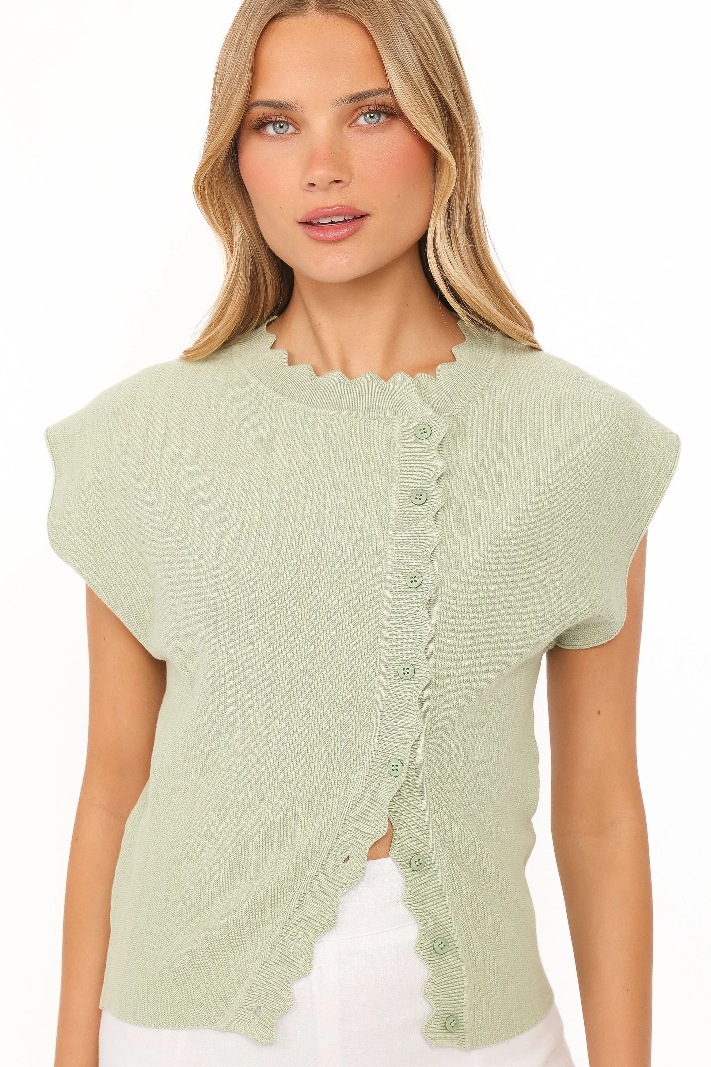 Mackie Knit Top - Sage sold by Petal & Pup product image thumbnail 2
