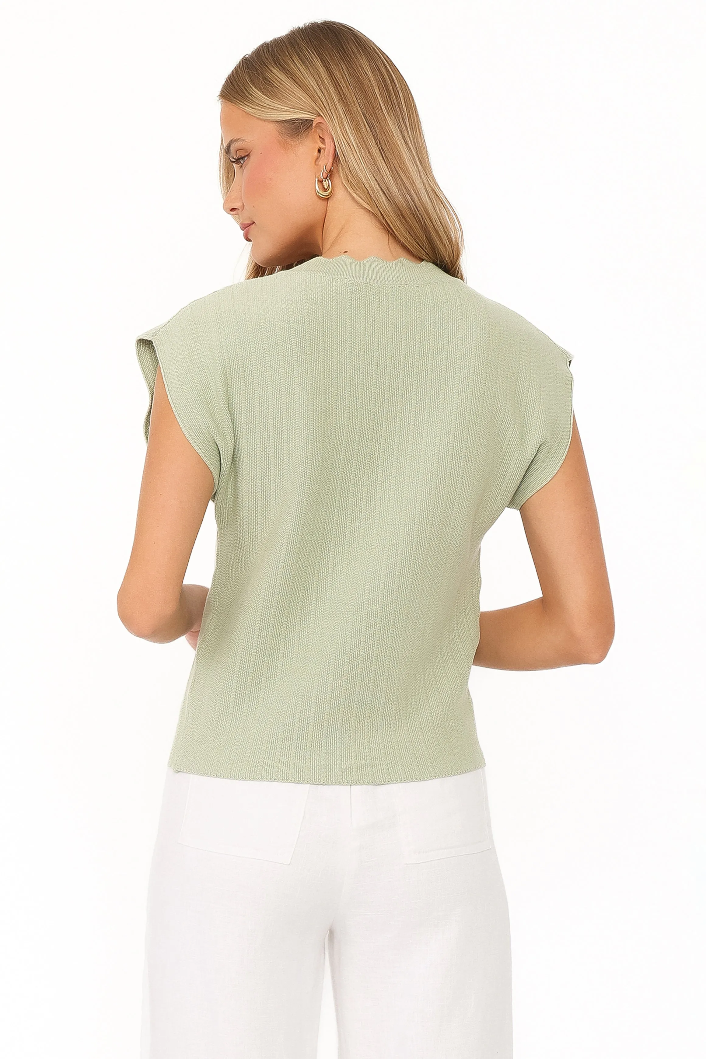 Mackie Knit Top - Sage sold by Petal & Pup product image thumbnail 4