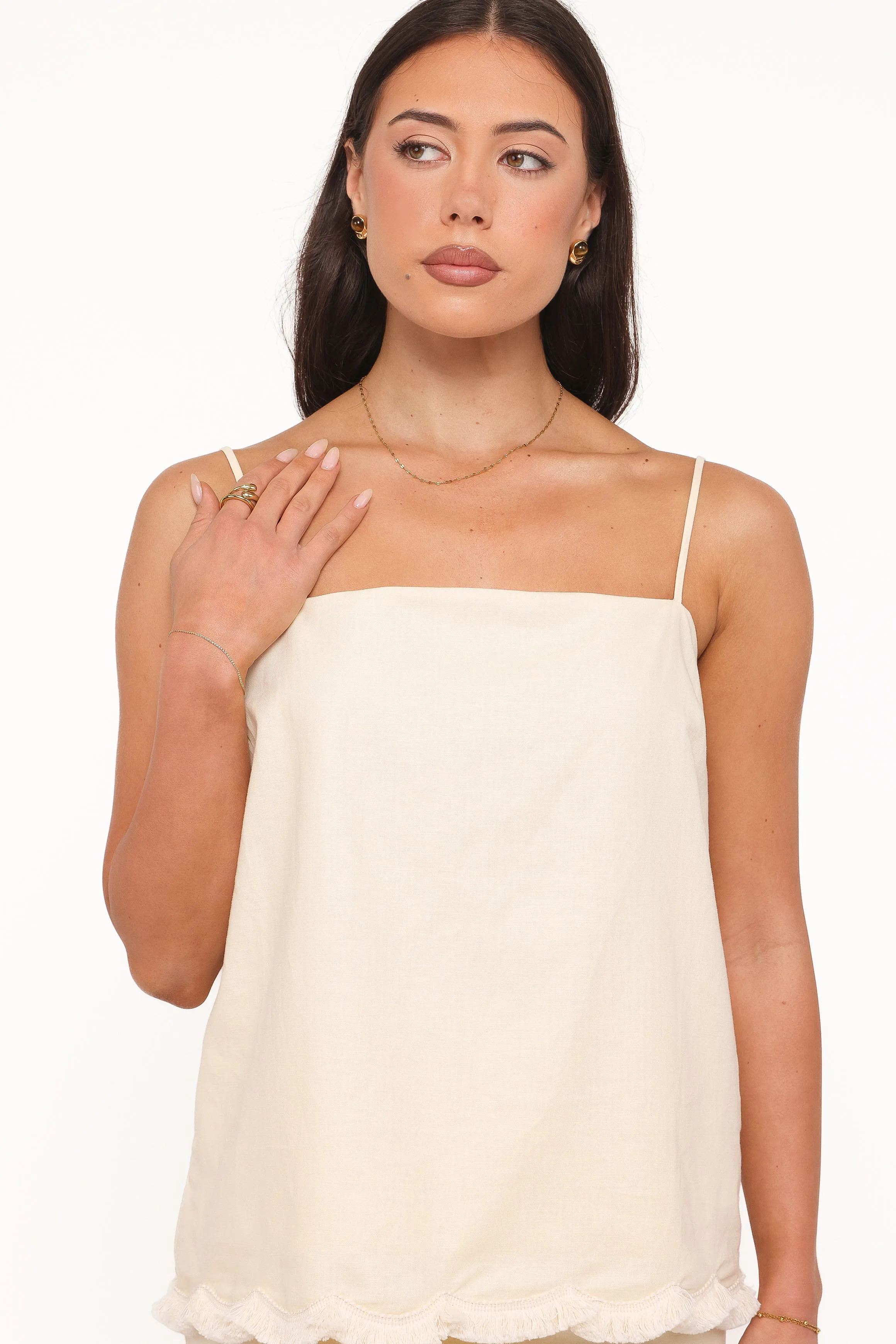 Venate Scallop Skirt Set - Yellow sold by Petal & Pup product image thumbnail 2