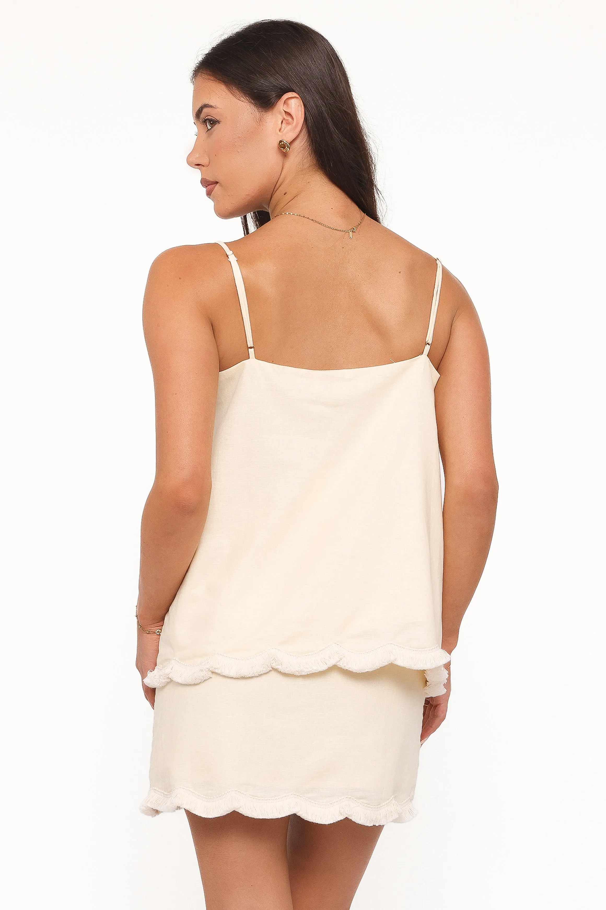 Venate Scallop Skirt Set - Yellow sold by Petal & Pup product image thumbnail 4