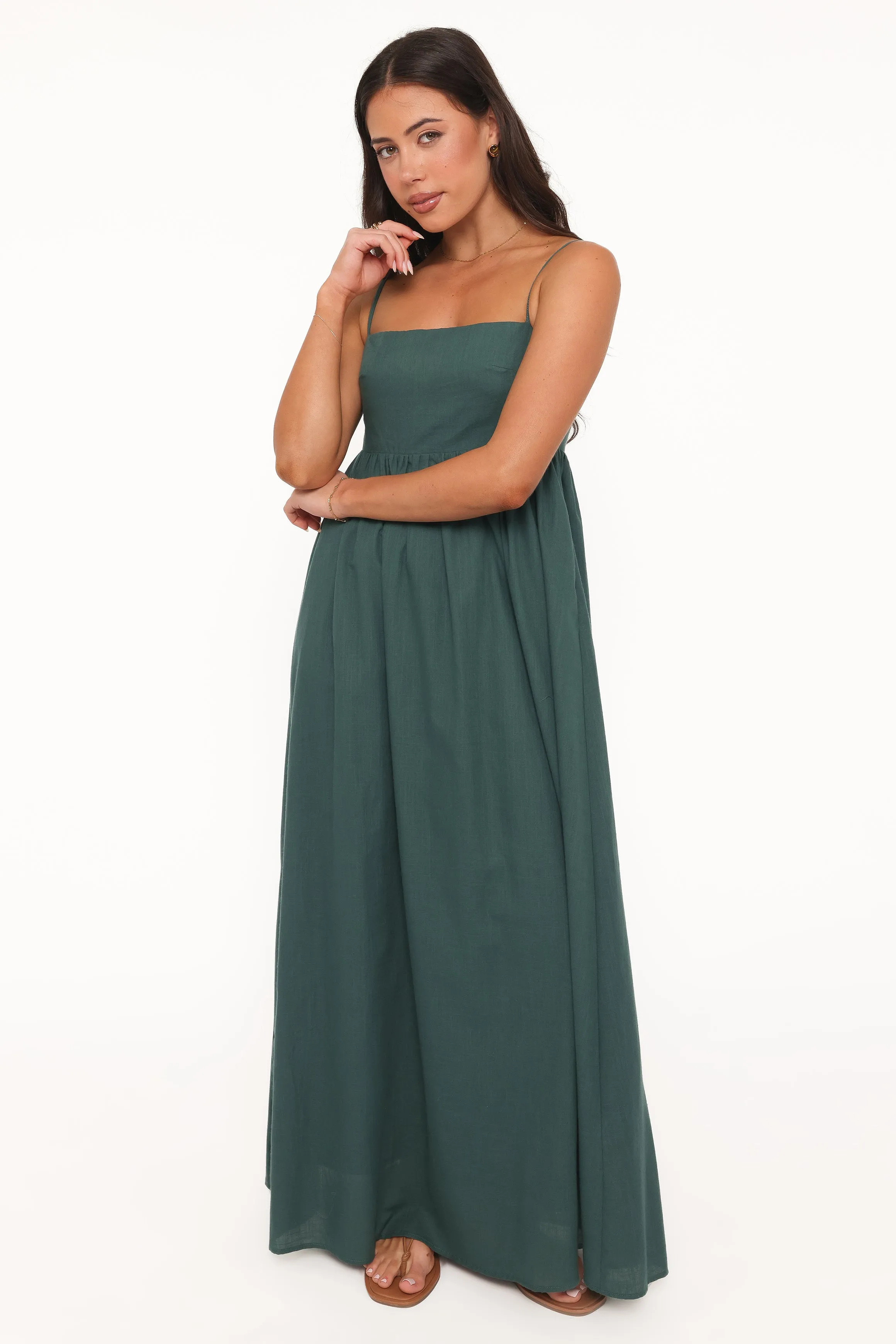 Odessa Maxi Dress - Forest Green sold by Petal & Pup product image thumbnail 2