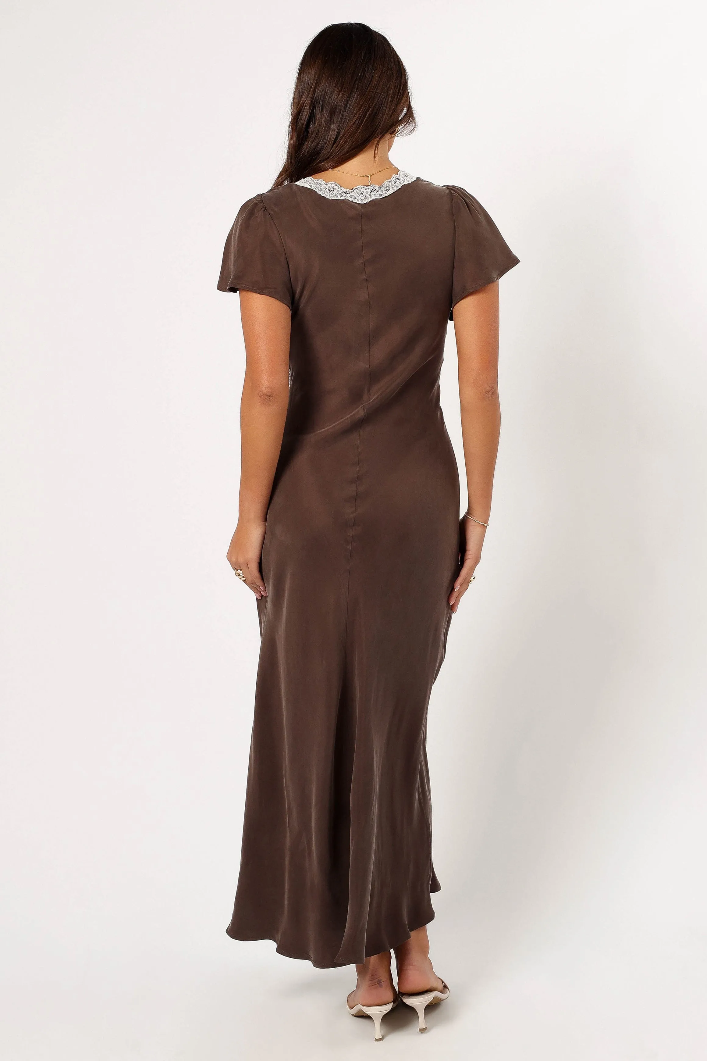 Kathryn Midi Dress - Warm Grey sold by Petal & Pup product image thumbnail 4