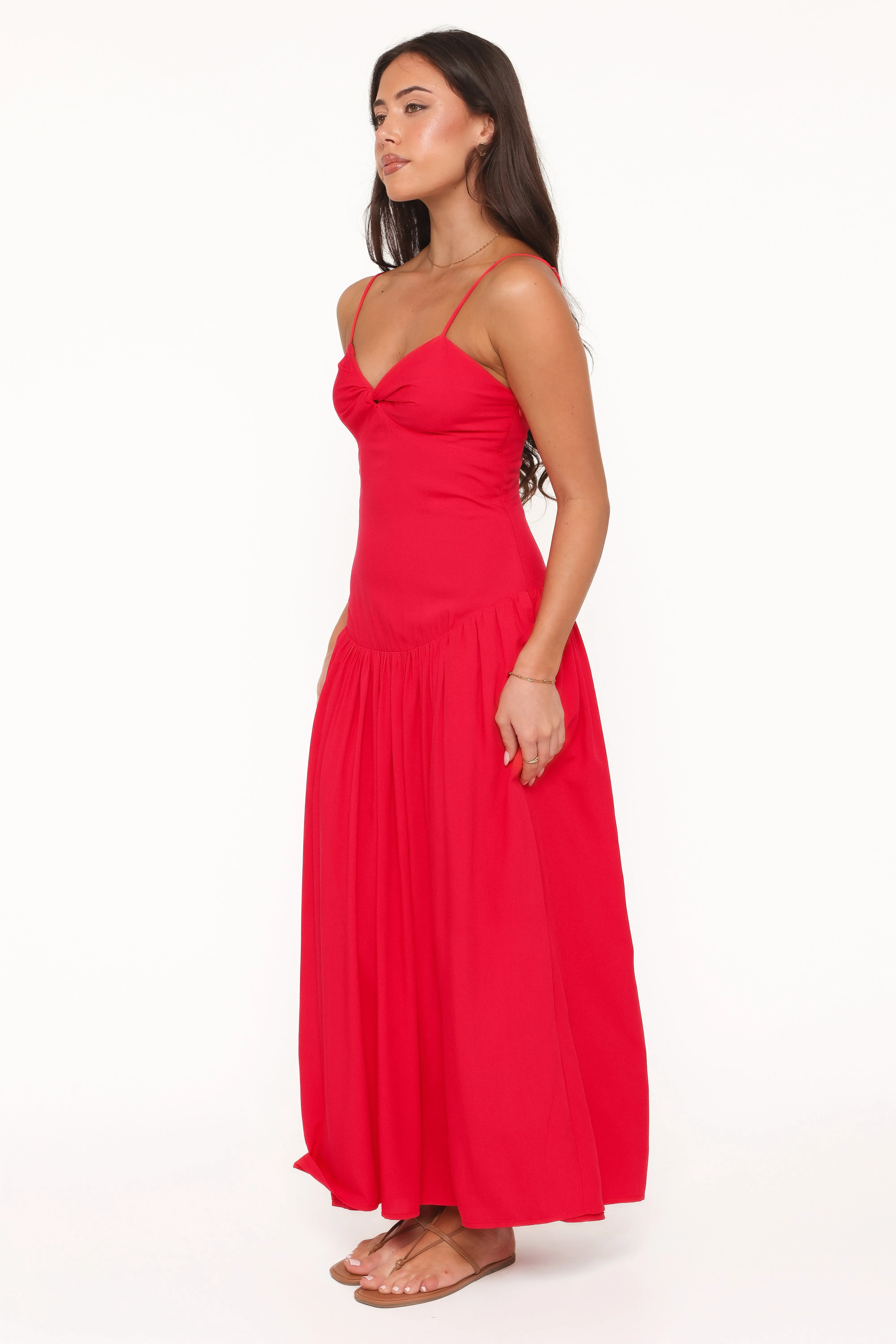 Shanice Maxi Dress - Red sold by Petal & Pup product image thumbnail 4