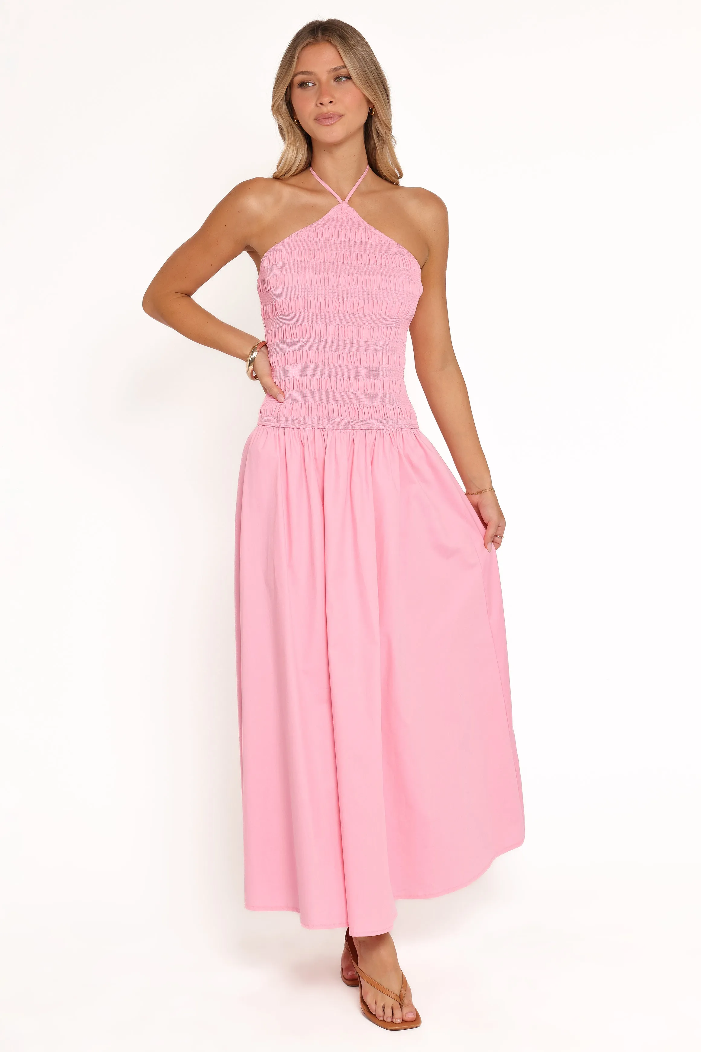 Aradia Halter Maxi Dress - Pink sold by Petal & Pup product image thumbnail 2
