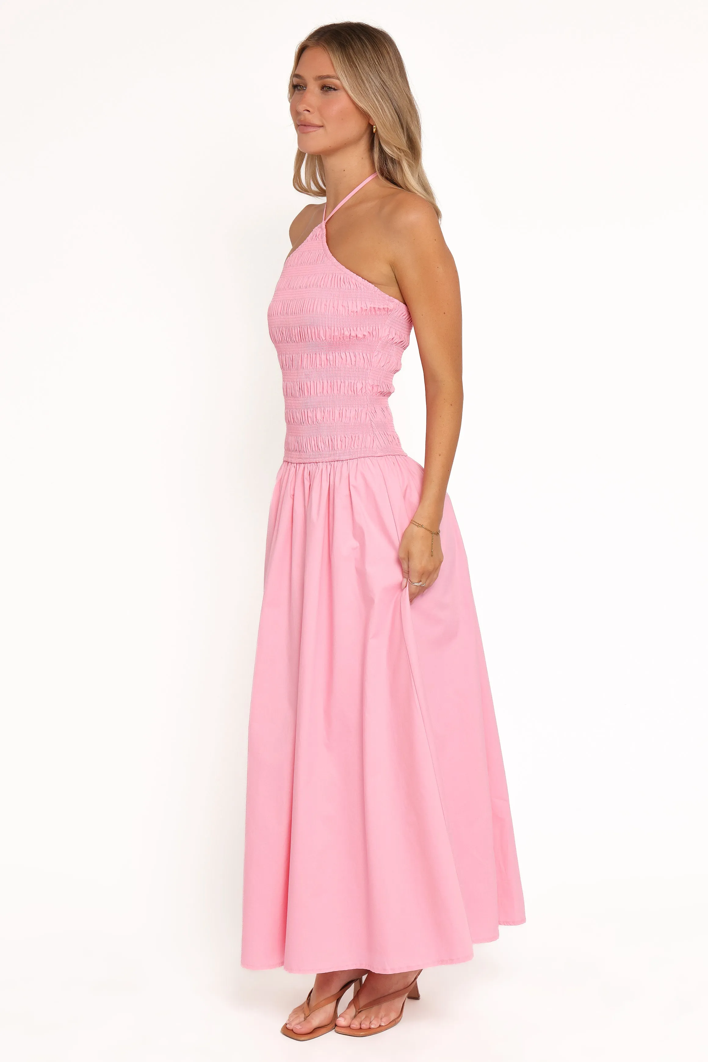 Aradia Halter Maxi Dress - Pink sold by Petal & Pup product image thumbnail 5