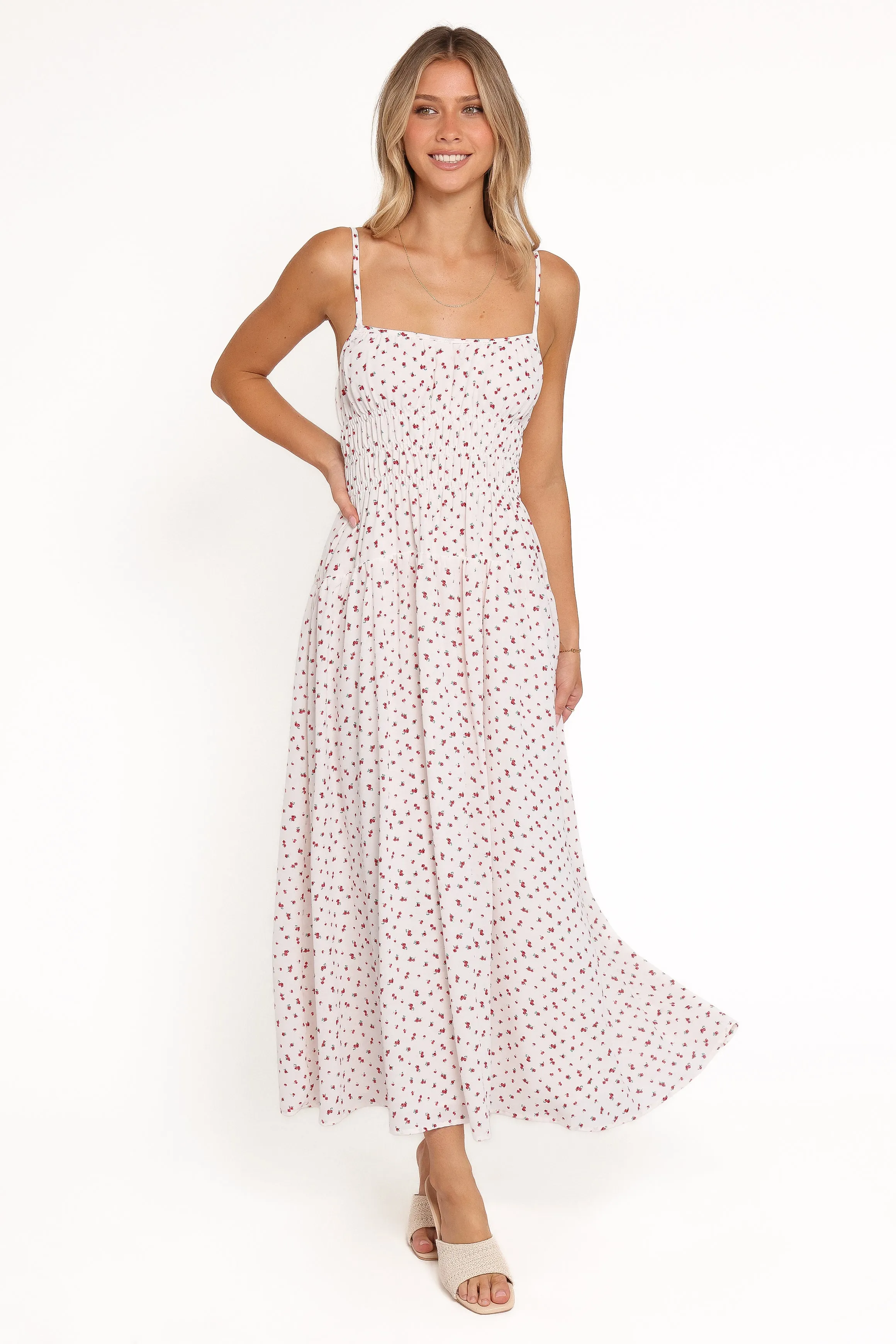 Brittany Maxi Dress - Red Floral sold by Petal & Pup product image thumbnail 2