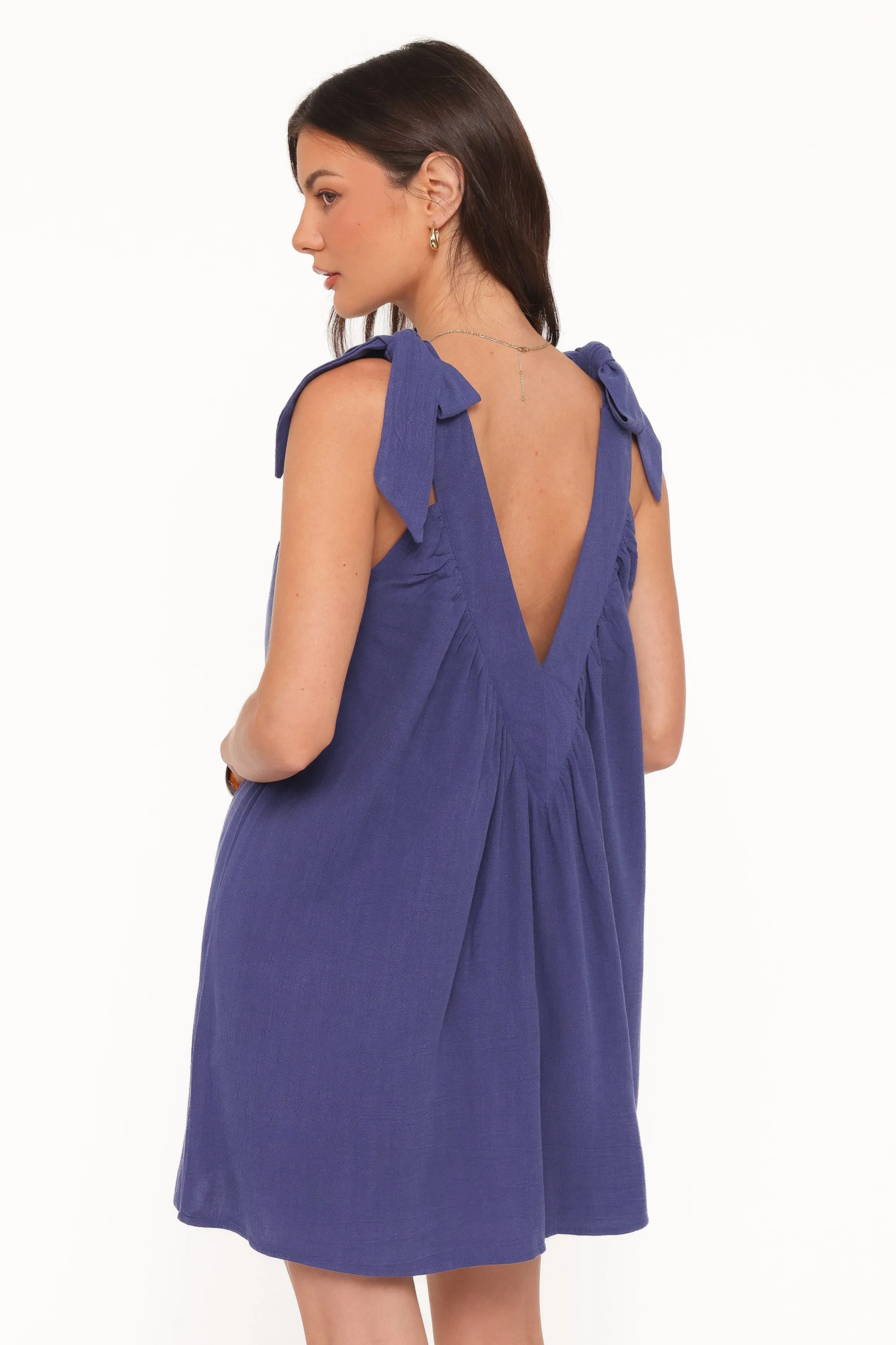 Trina Mini Dress - Navy sold by Petal & Pup