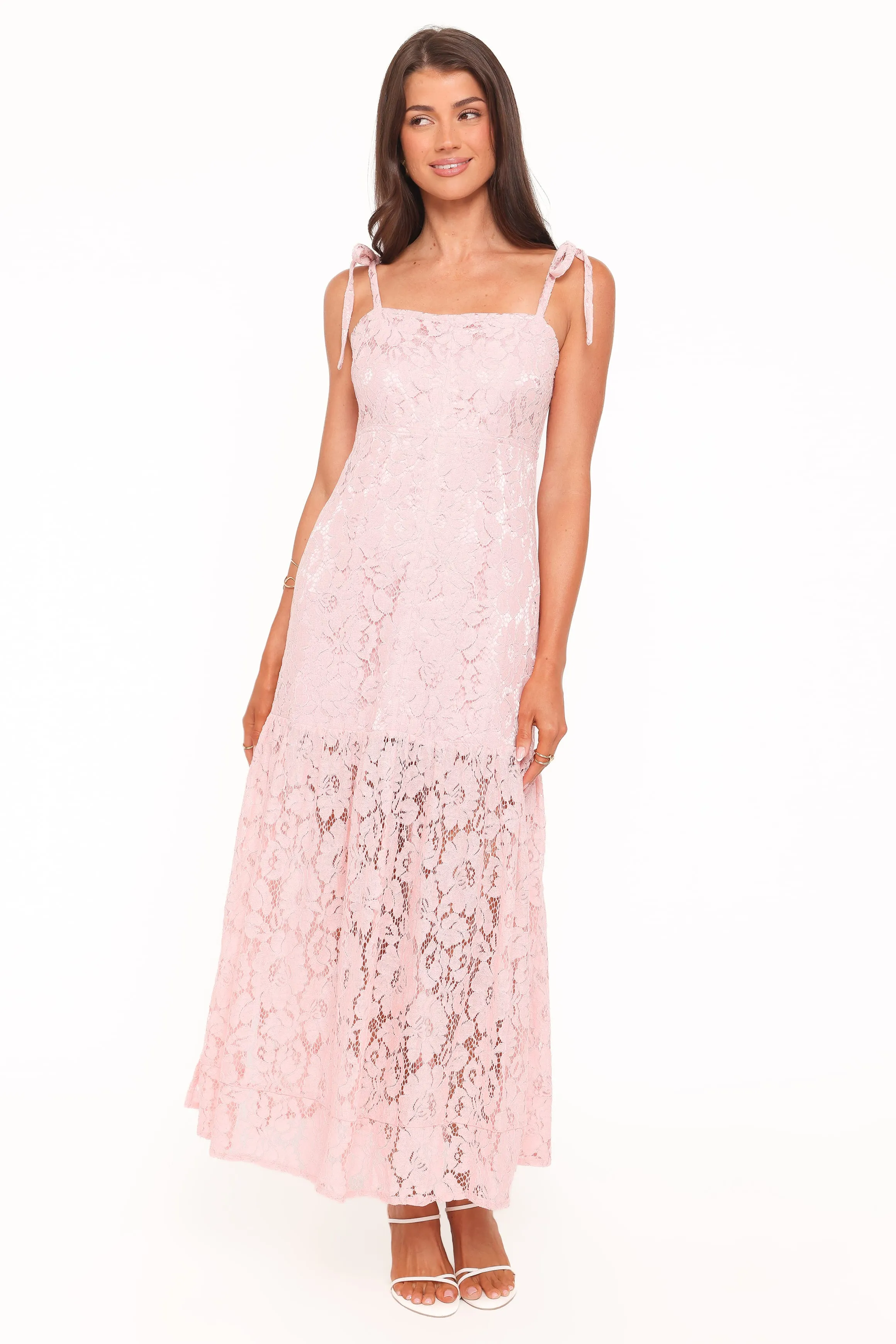 Nicolette Maxi Dress - Pink sold by Petal & Pup