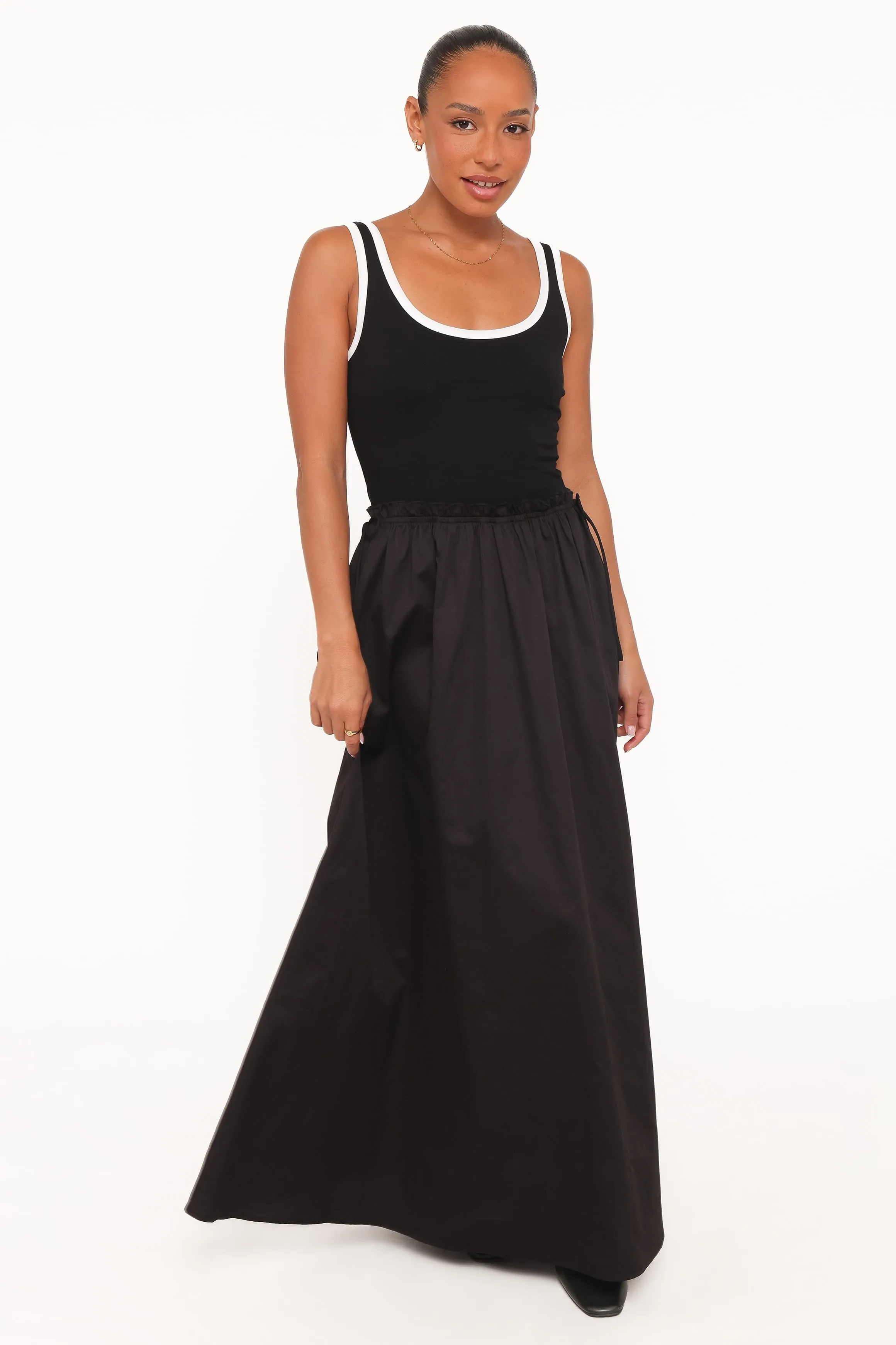 Finesse Maxi Dress - Black sold by Petal & Pup