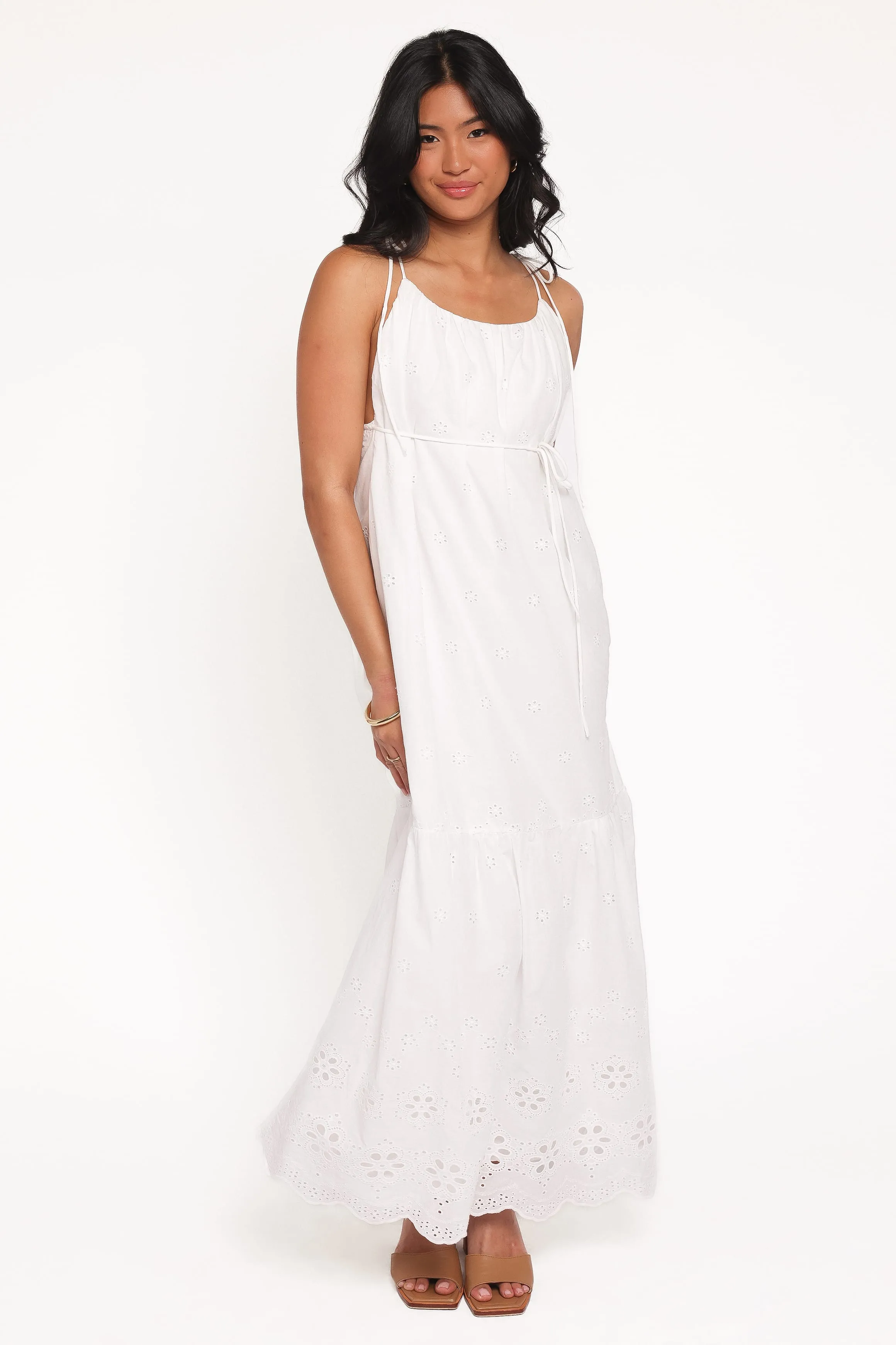 Sharlice Maxi Dress - White sold by Petal & Pup product image thumbnail 5