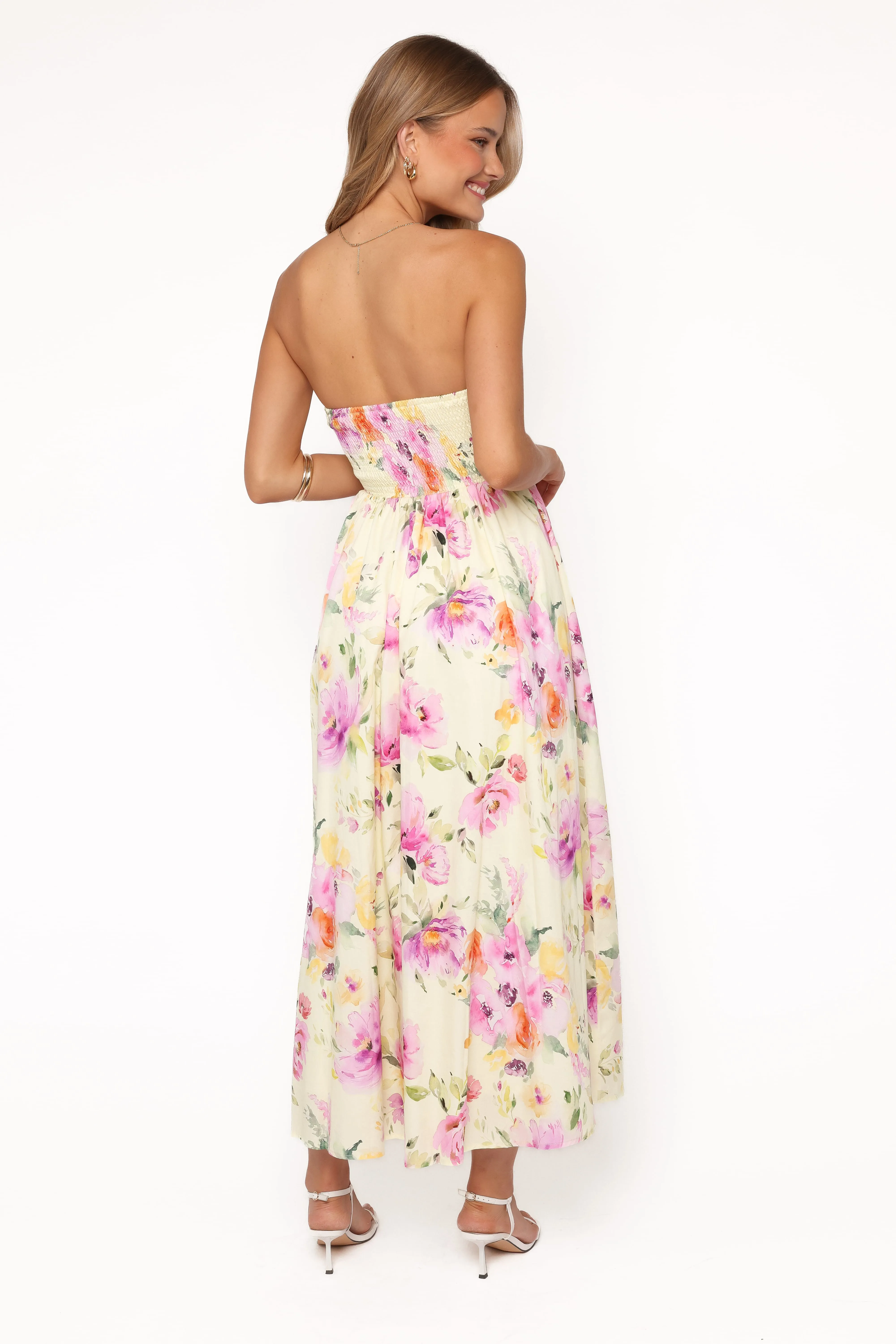 Kayt Strapless Dress - Yellow Petunia sold by Petal & Pup product image thumbnail 5