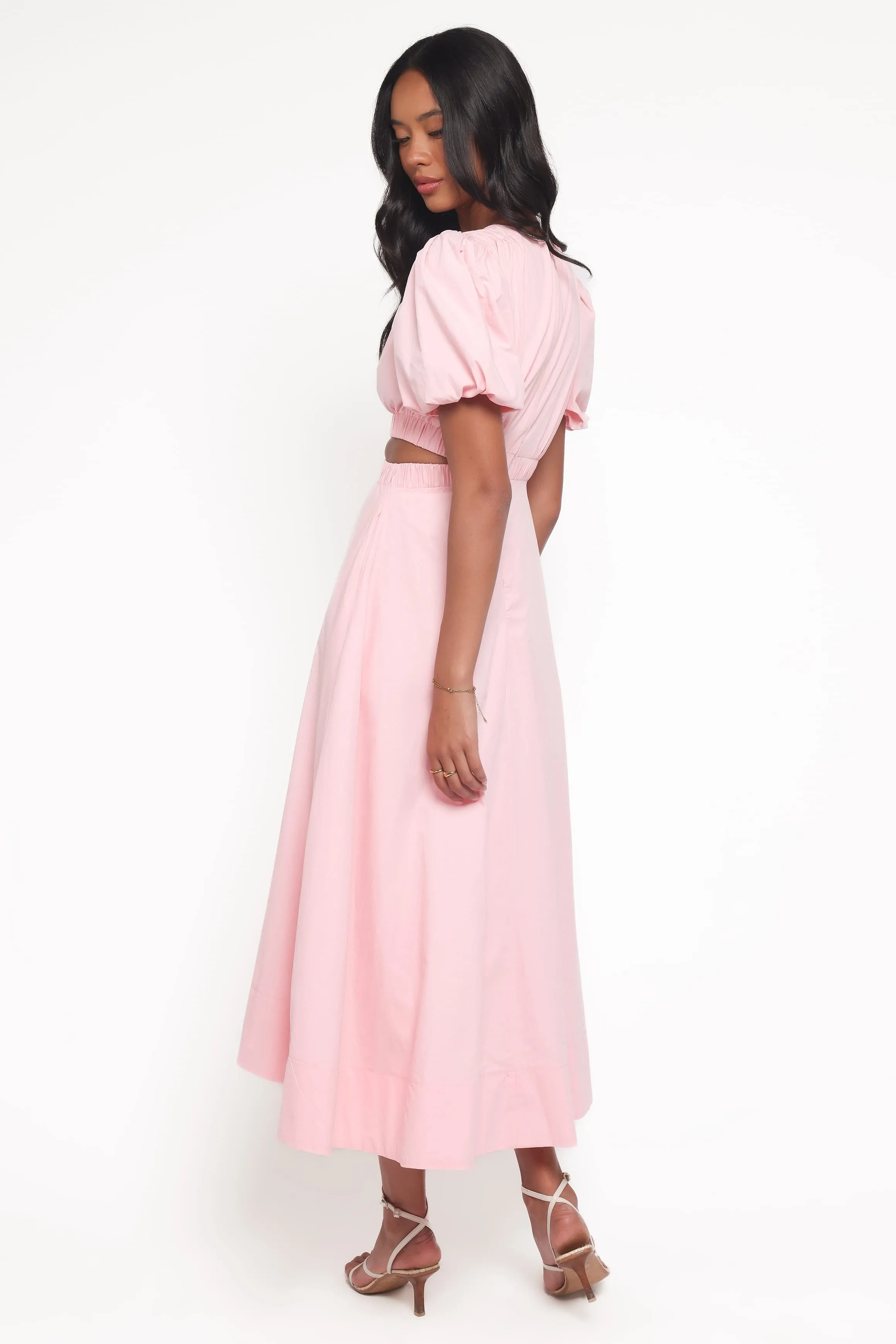 Aminah Puff Sleeve Dress - Pink sold by Petal & Pup product image thumbnail 5