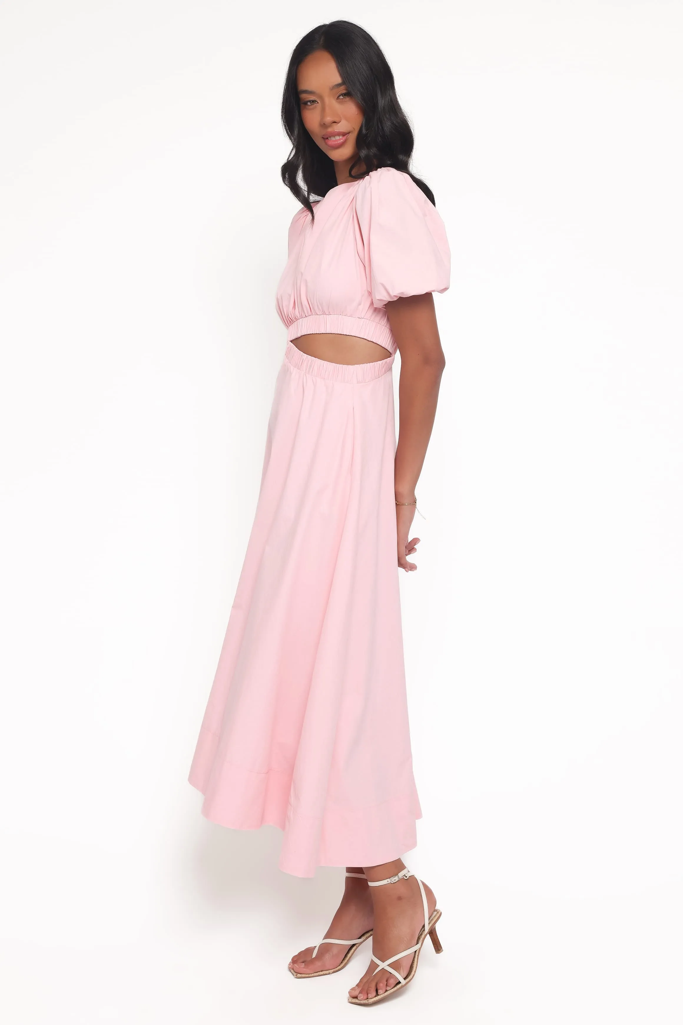Aminah Puff Sleeve Dress - Pink sold by Petal & Pup product image thumbnail 4