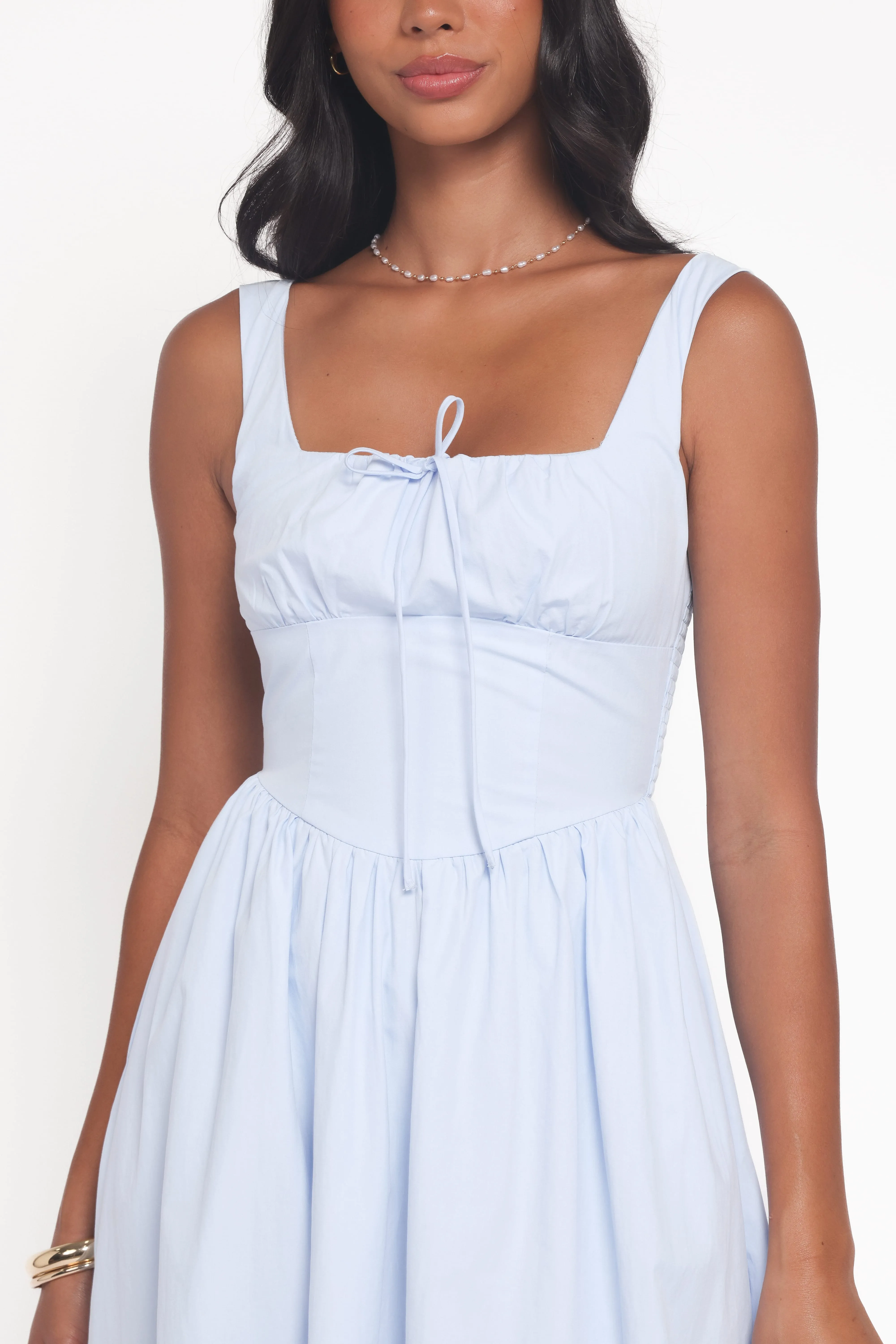 Kinslee Midi Dress - Blue sold by Petal & Pup product image thumbnail 3