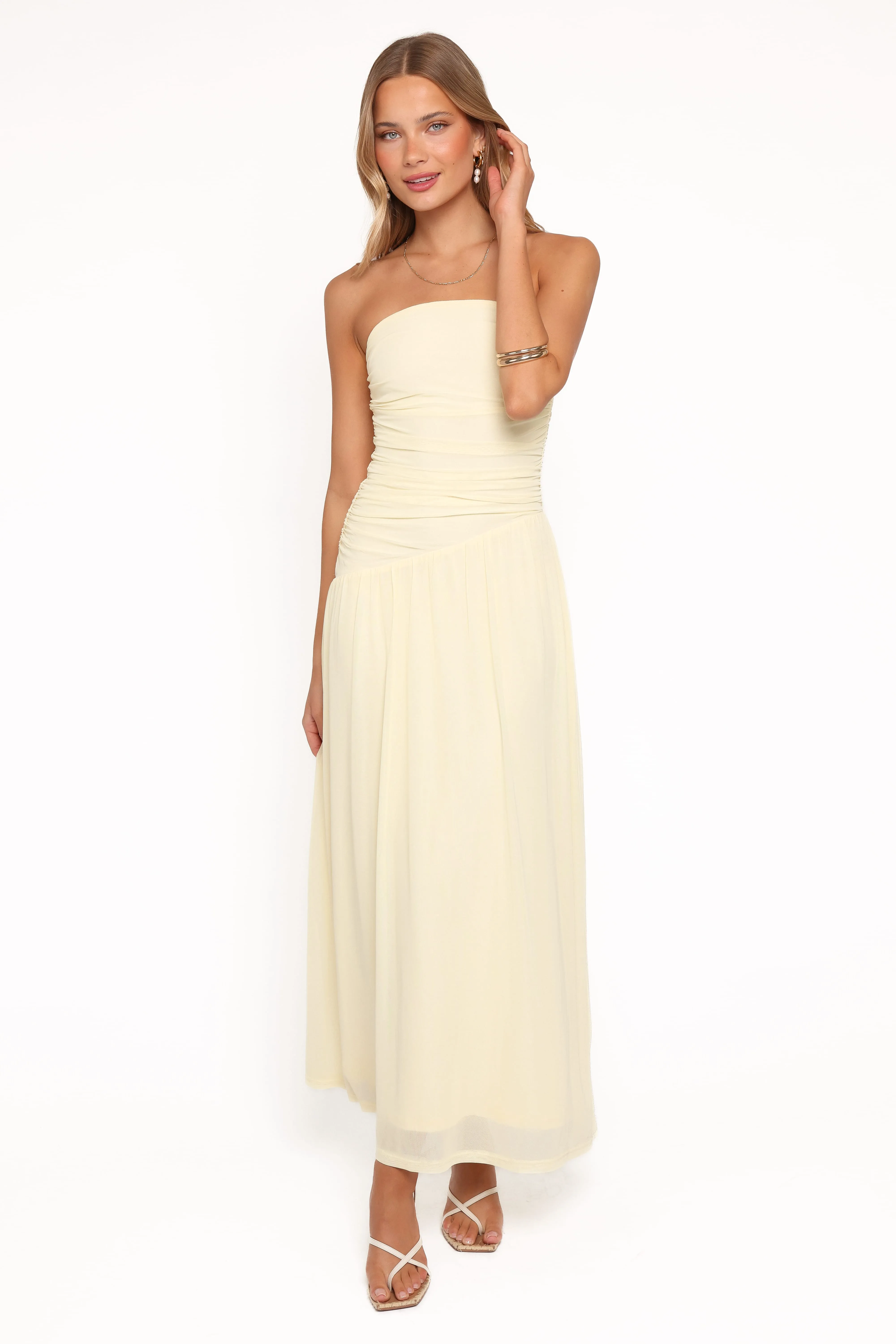 Calypso Maxi Dress - Butter Yellow sold by Petal & Pup product image thumbnail 2