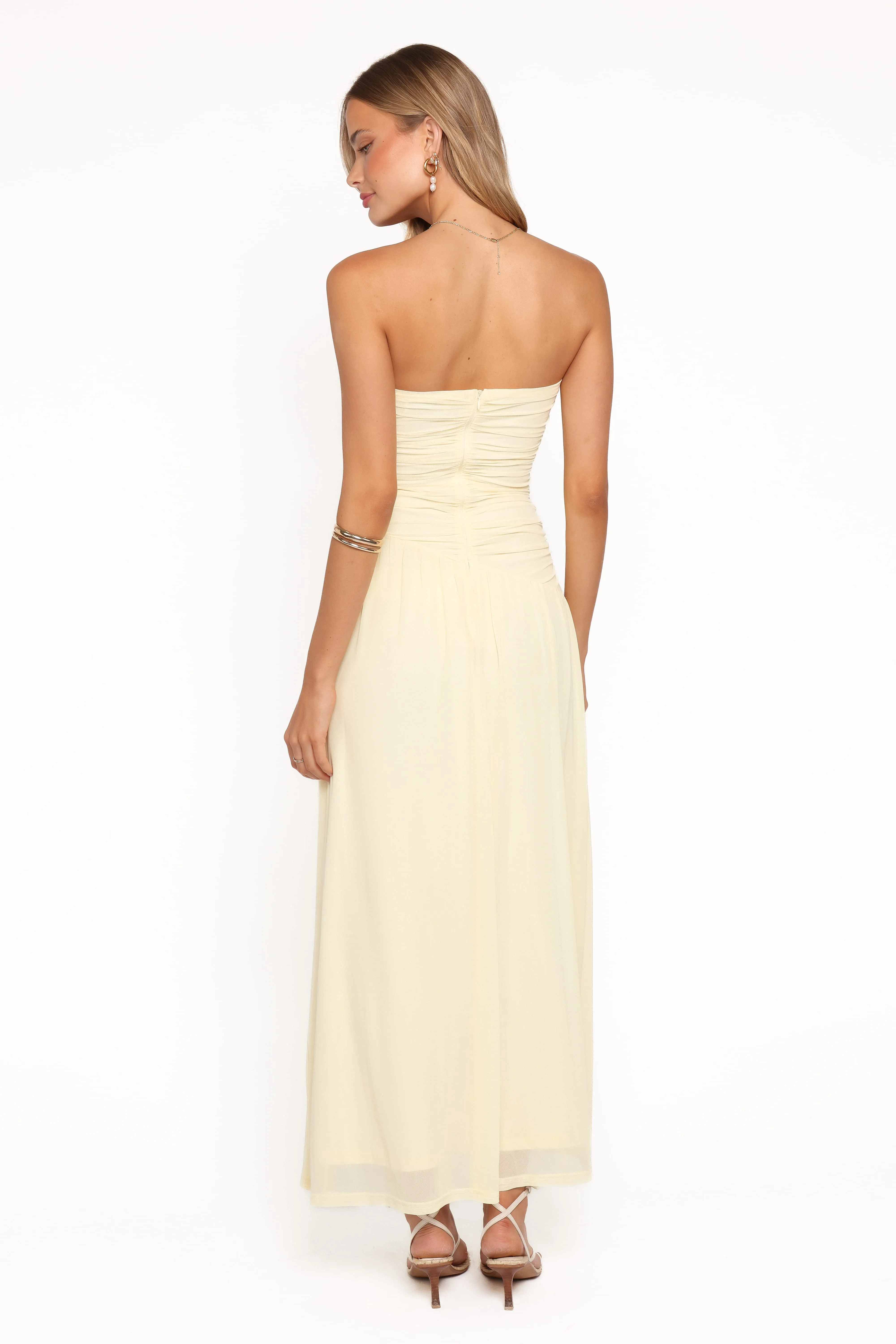 Calypso Maxi Dress - Butter Yellow sold by Petal & Pup product image thumbnail 5