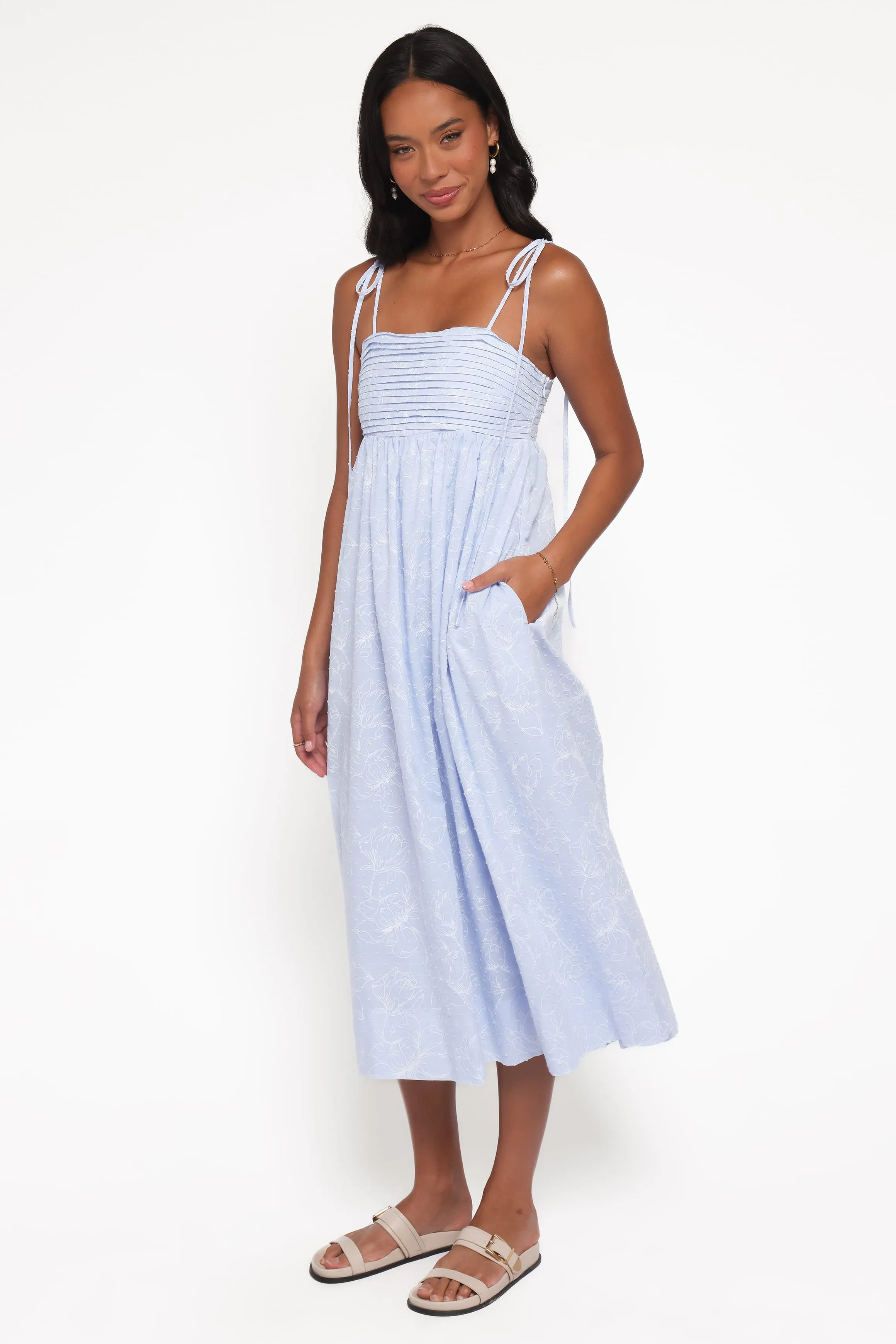 Ashtyn Maxi Dress - Cornflower Blue sold by Petal & Pup product image thumbnail 4