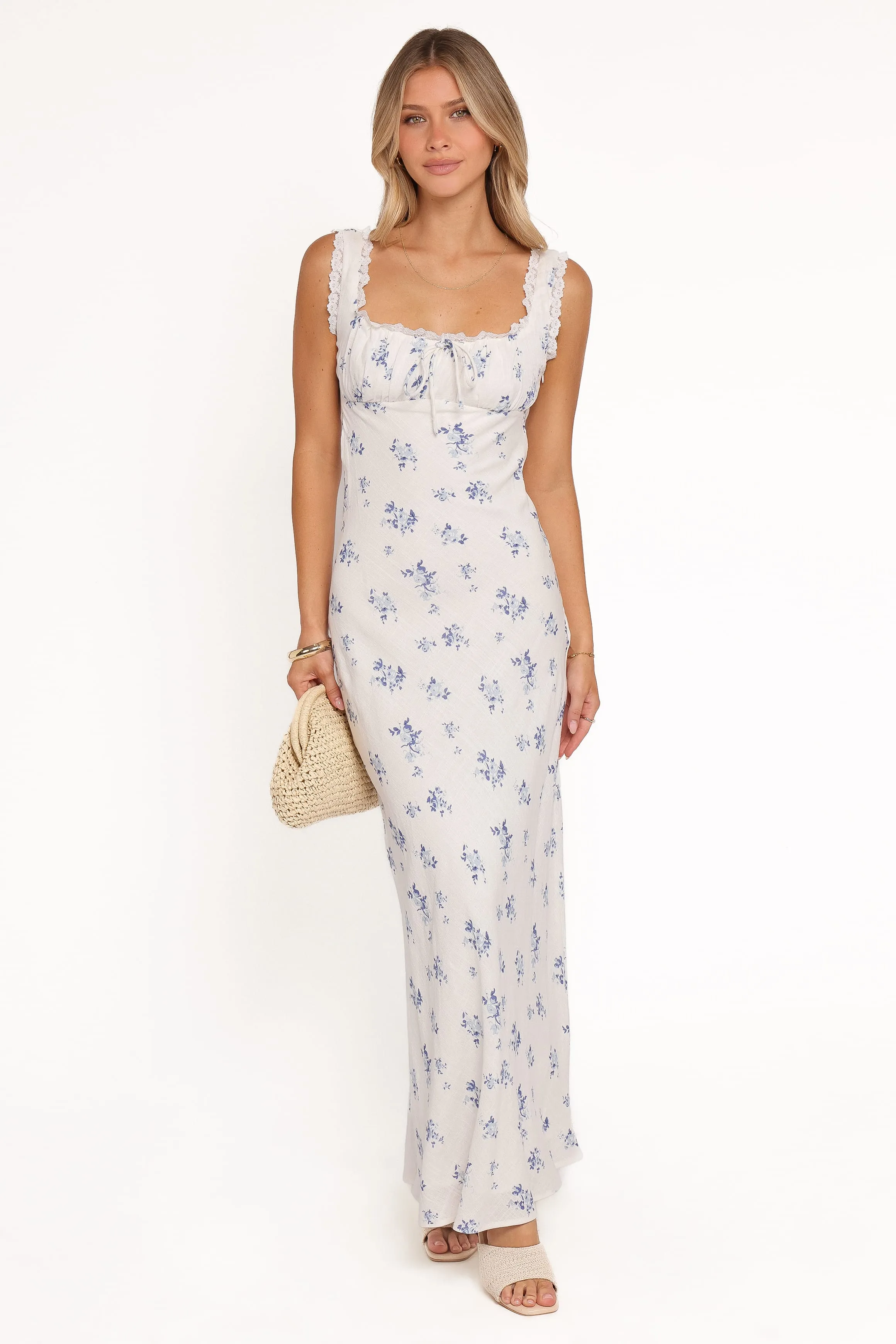 Sakara Maxi Dress - Blue Floral sold by Petal & Pup product image thumbnail 2