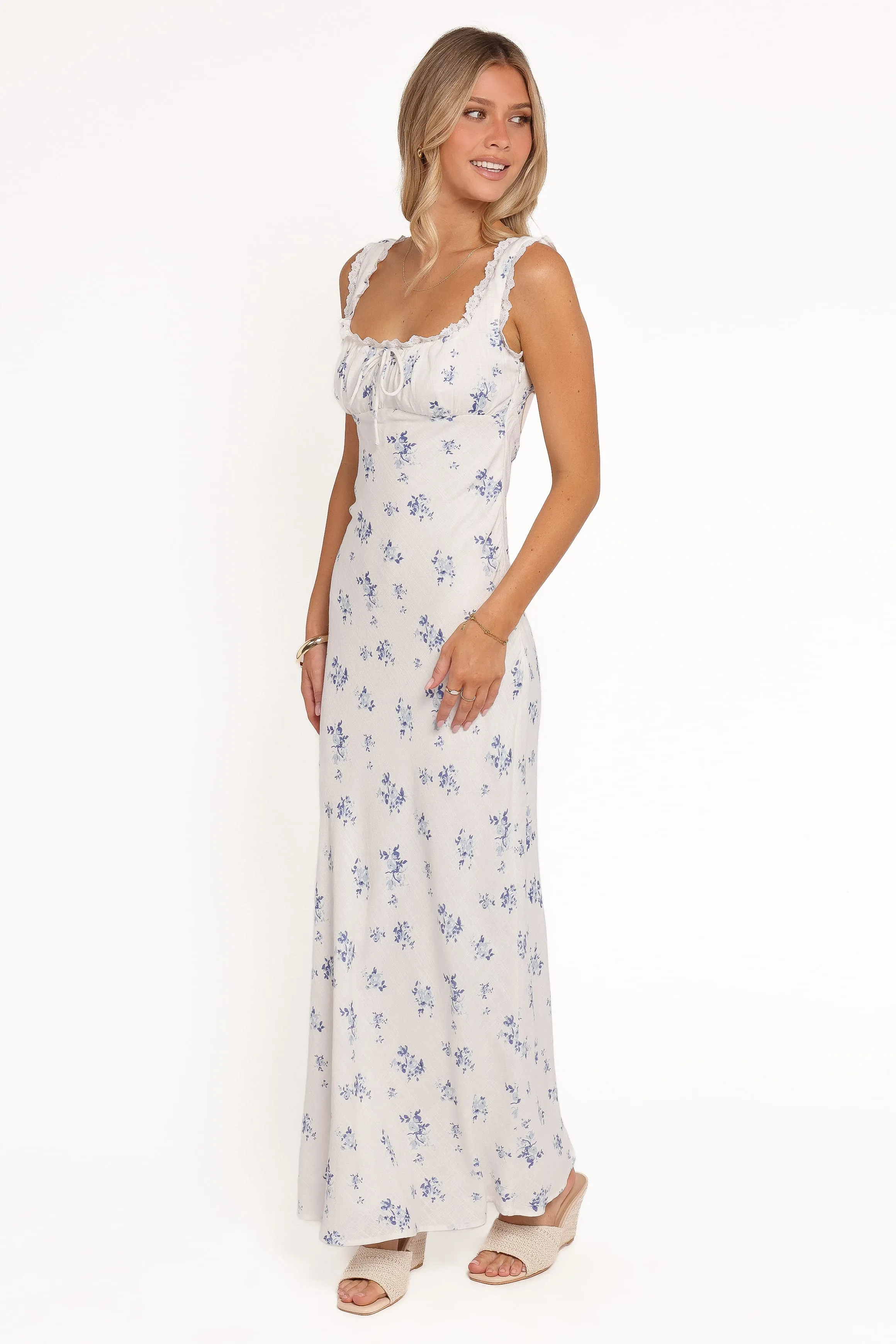 Sakara Maxi Dress - Blue Floral sold by Petal & Pup product image thumbnail 4