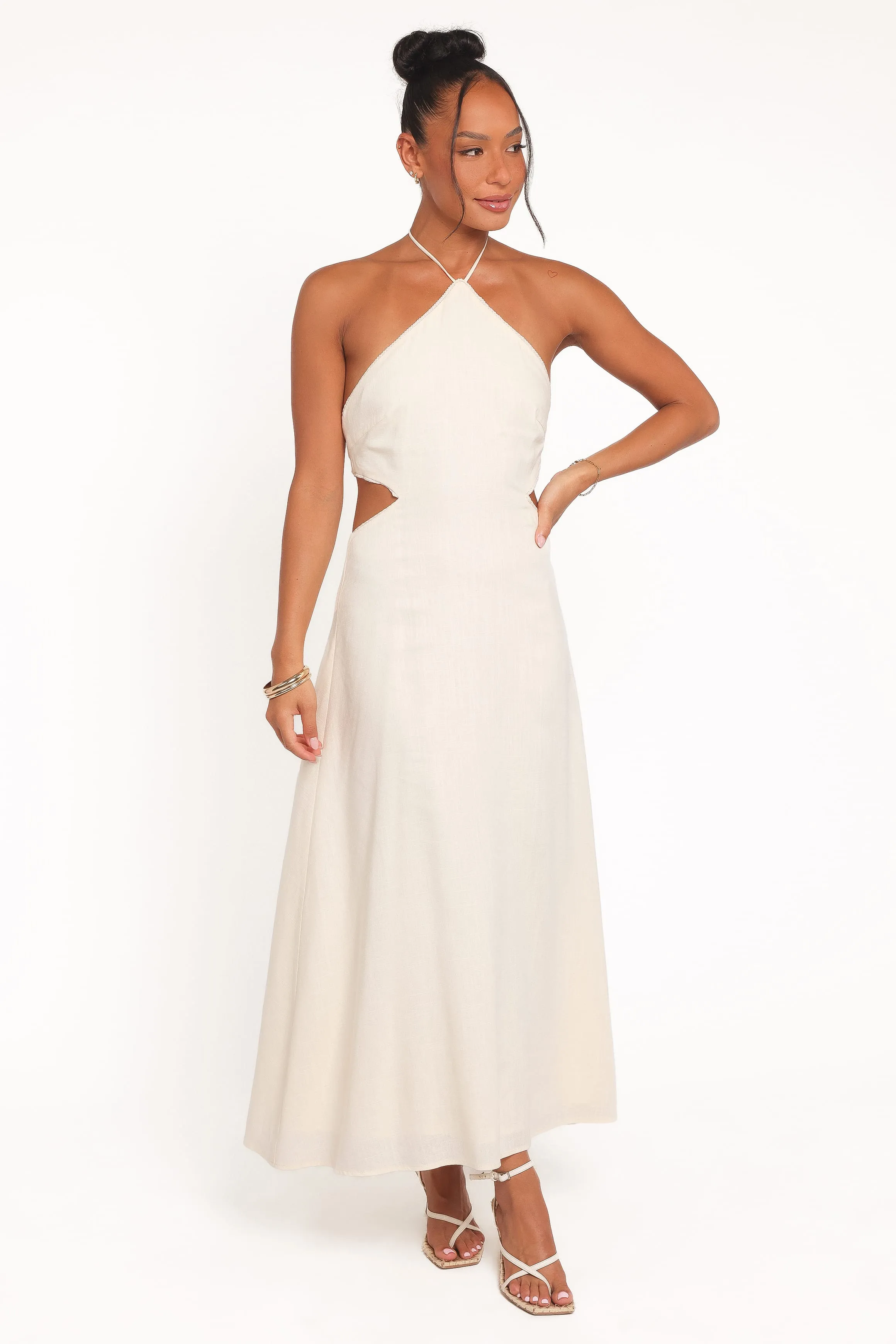 Mirielle Midi Dress - Yellow sold by Petal & Pup product image thumbnail 2
