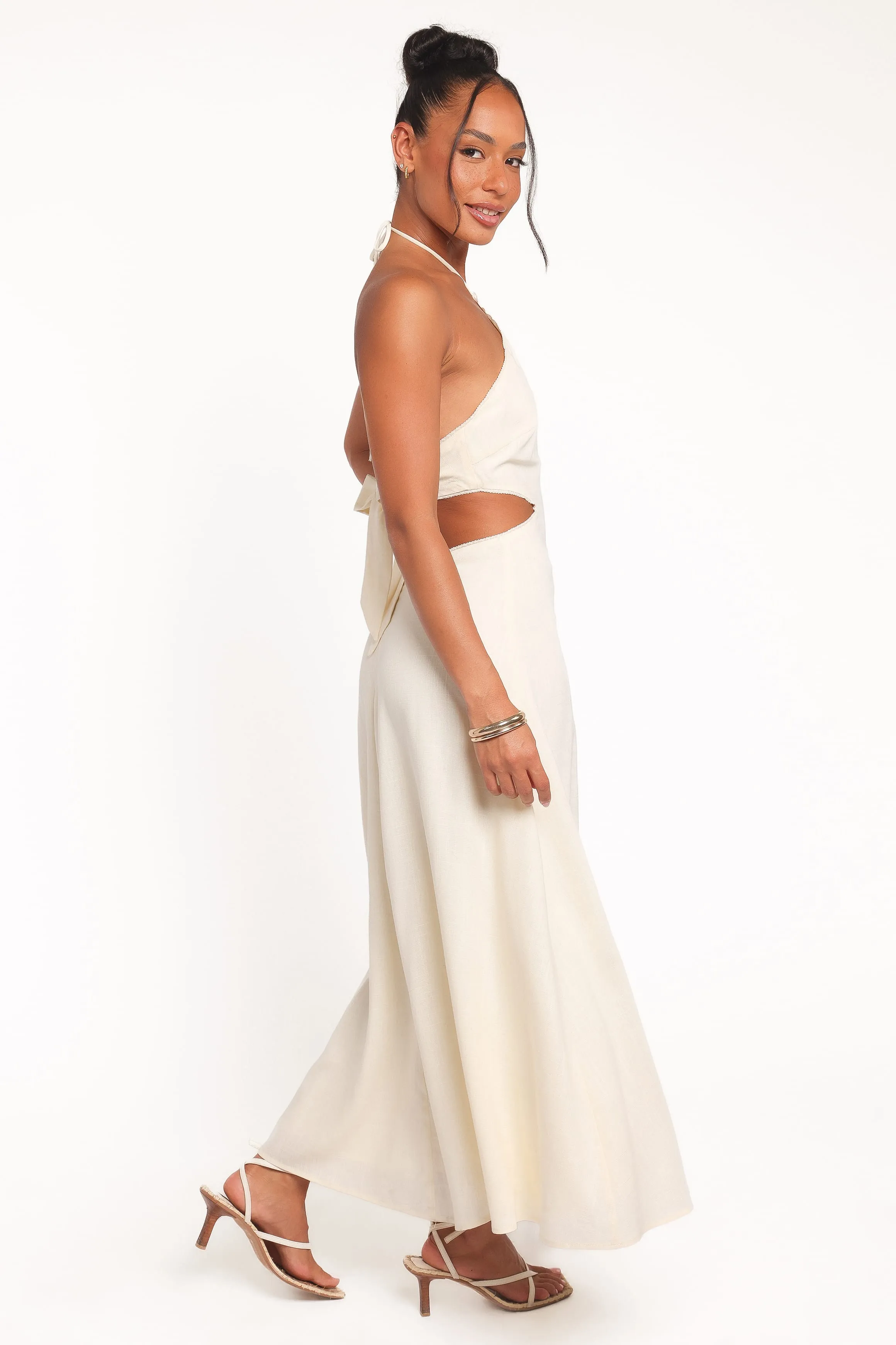 Mirielle Midi Dress - Yellow sold by Petal & Pup product image thumbnail 5