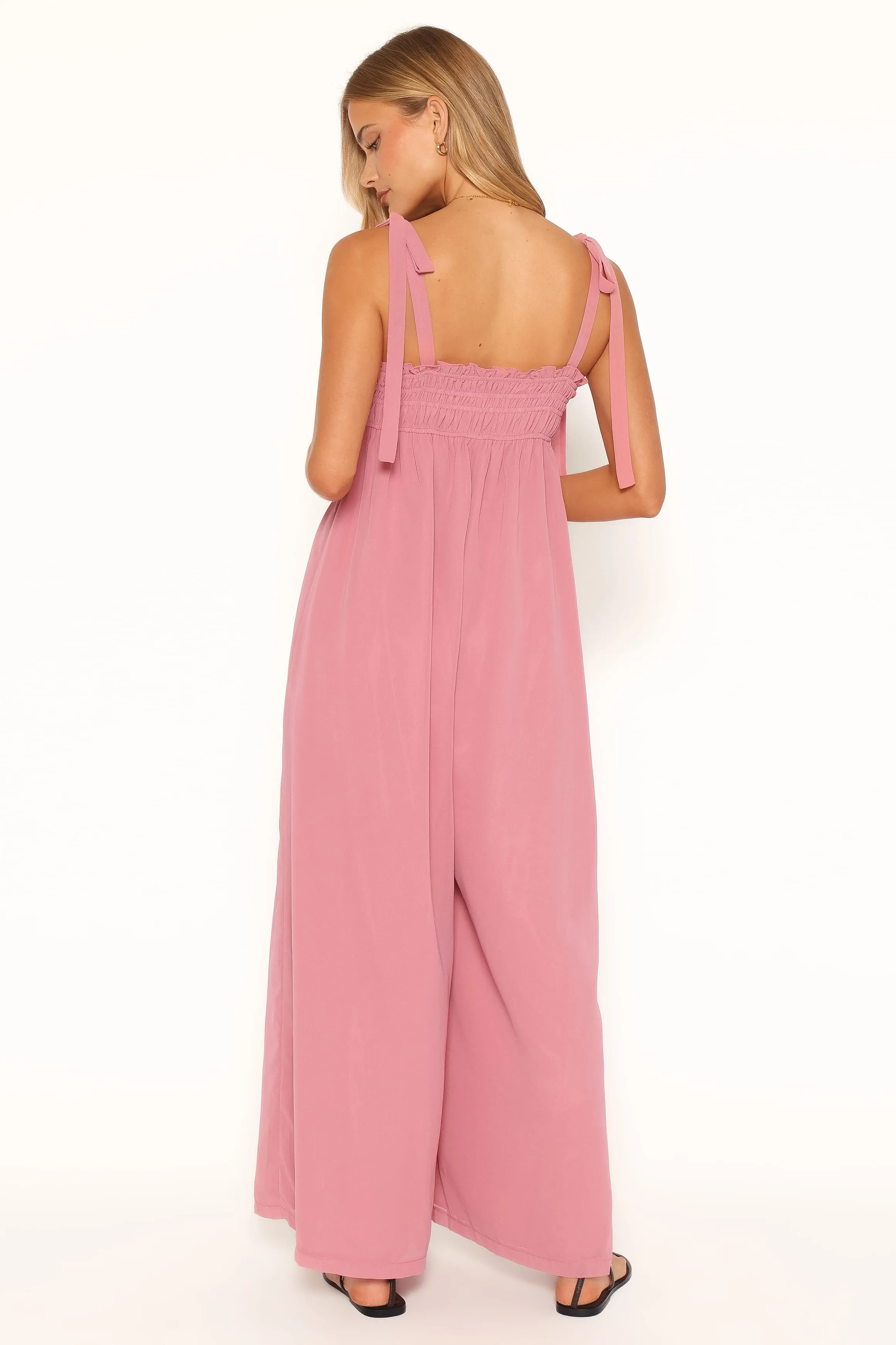 Andie Tie Jumpsuit - Rose Pink sold by Petal & Pup product image thumbnail 4