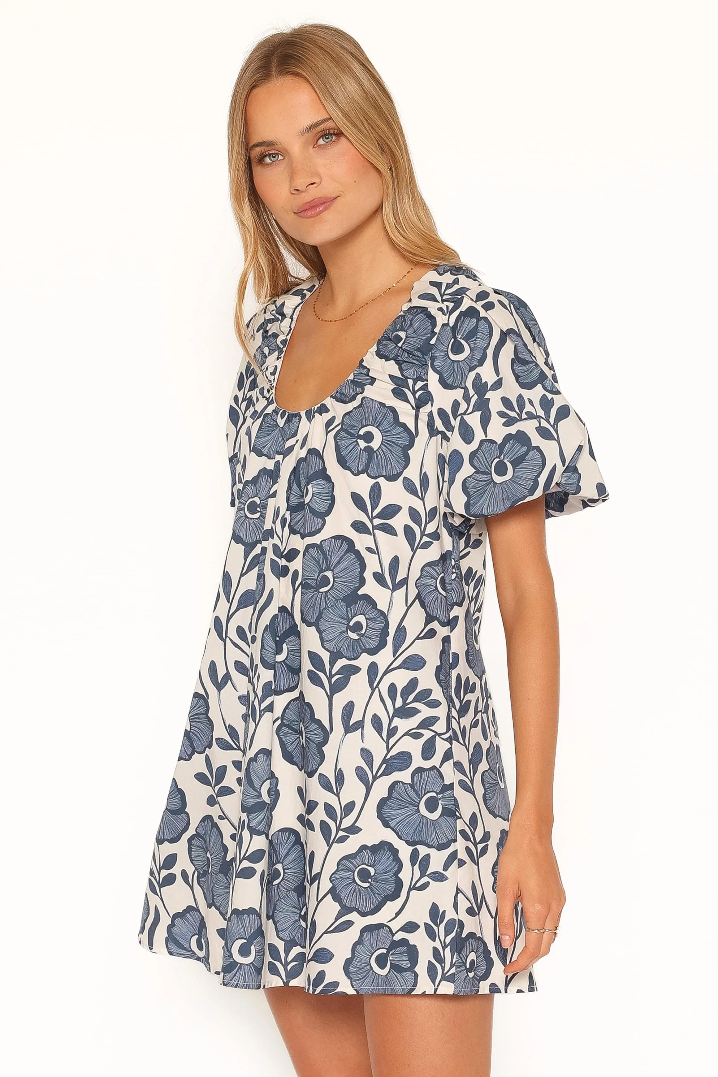 Bertine Mini Dress - Blue Floral sold by Petal & Pup product image thumbnail 3