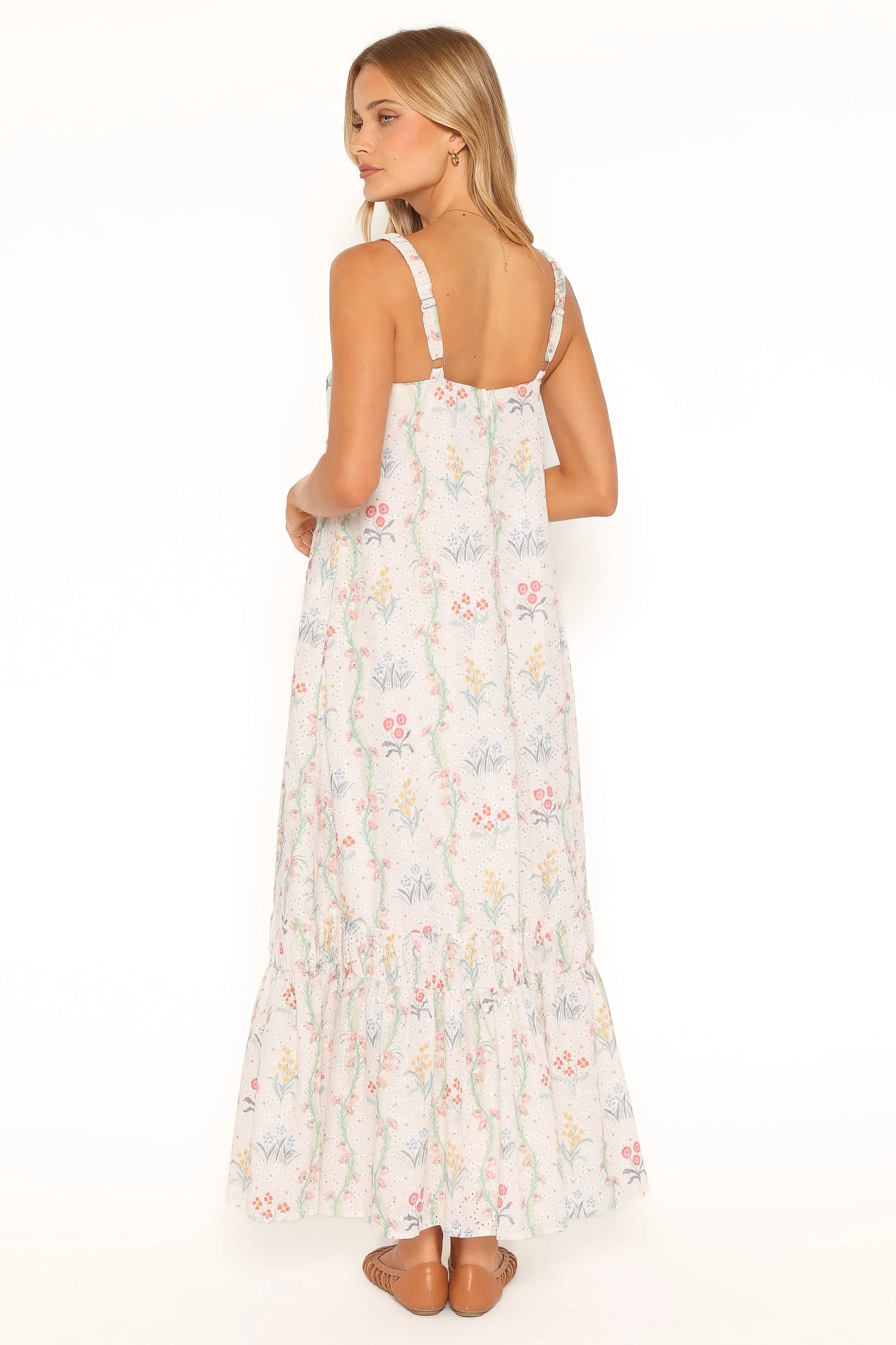 Evaline Maxi Dress - White Floral sold by Petal & Pup product image thumbnail 4