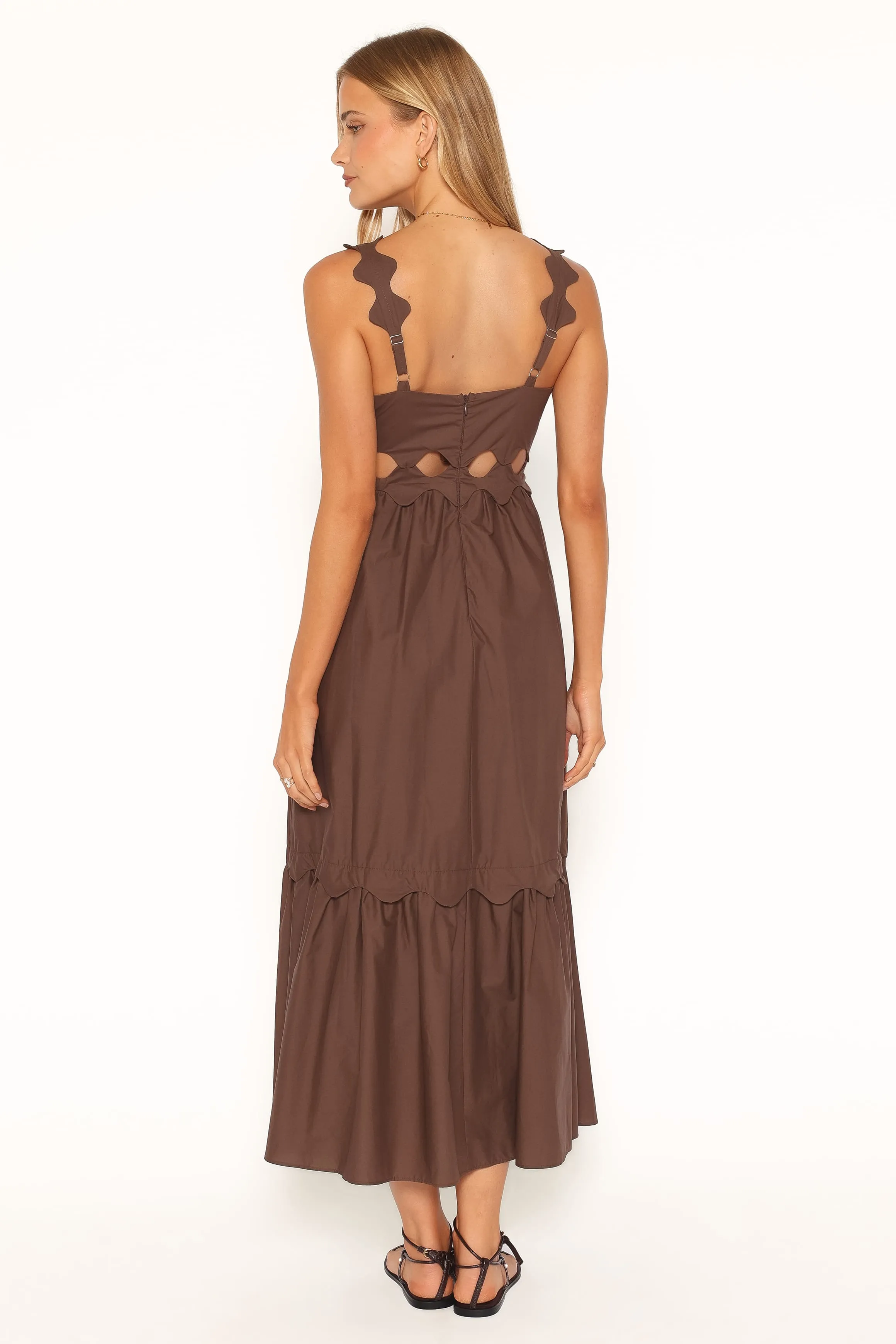 Dixie Maxi Dress - Brown sold by Petal & Pup product image thumbnail 4
