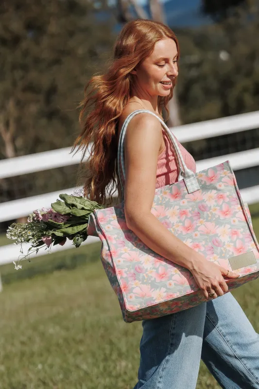 Ultimate Tote Bag - Sage Wildflowers made by Petal & Pup